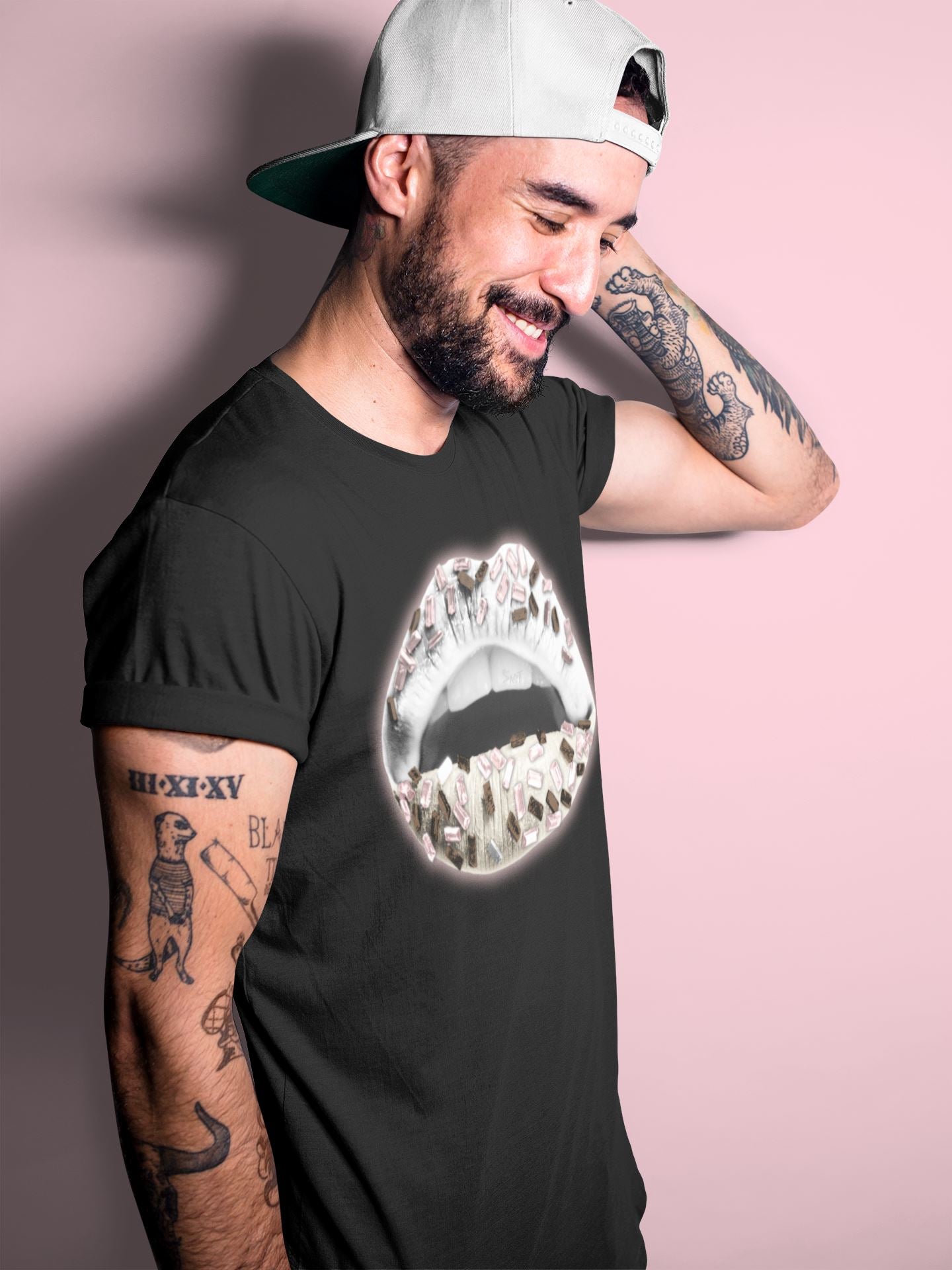 Lips Jewel Unisex Tops - Air Jordan 3 Atmosphere