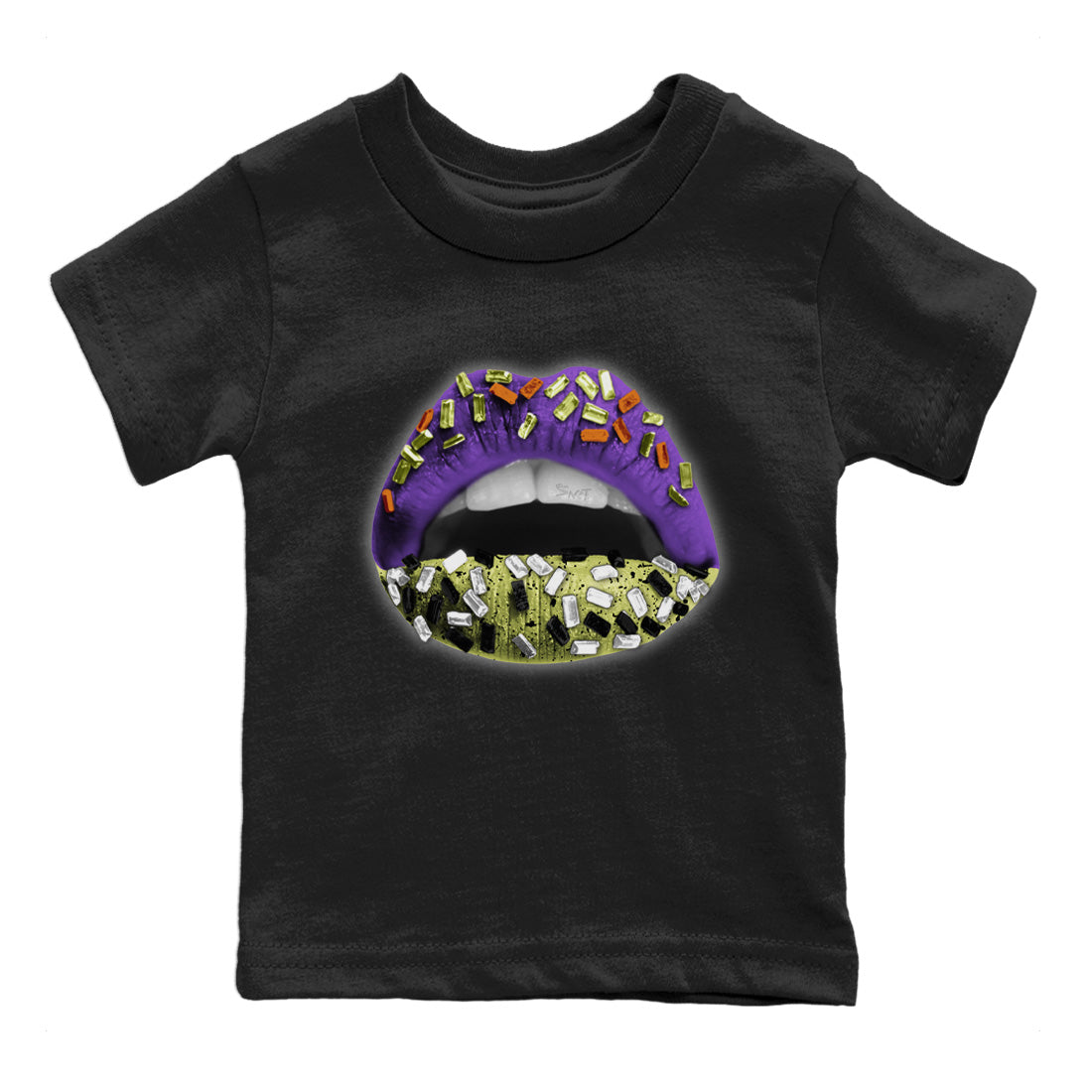 Lips Jewel Kids Tops - Air Jordan 4 Canyon Purple