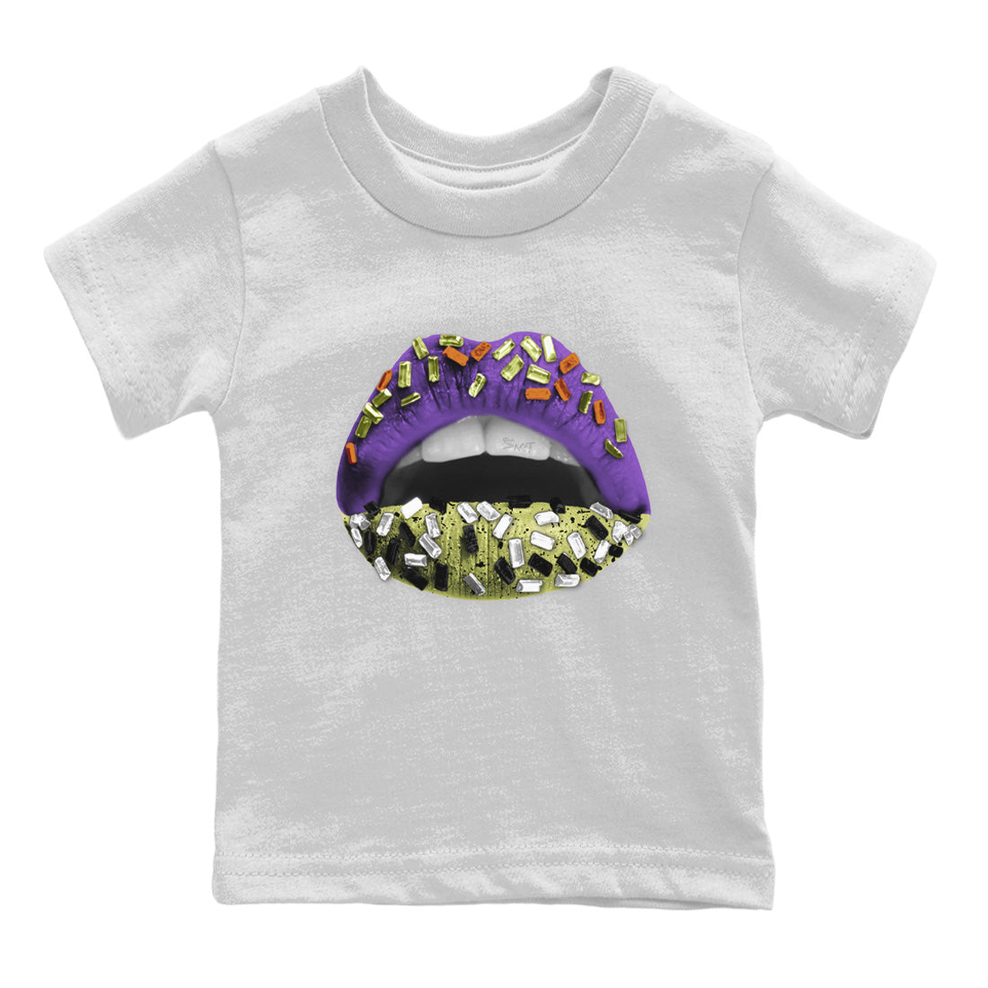 Lips Jewel Kids Tops - Air Jordan 4 Canyon Purple