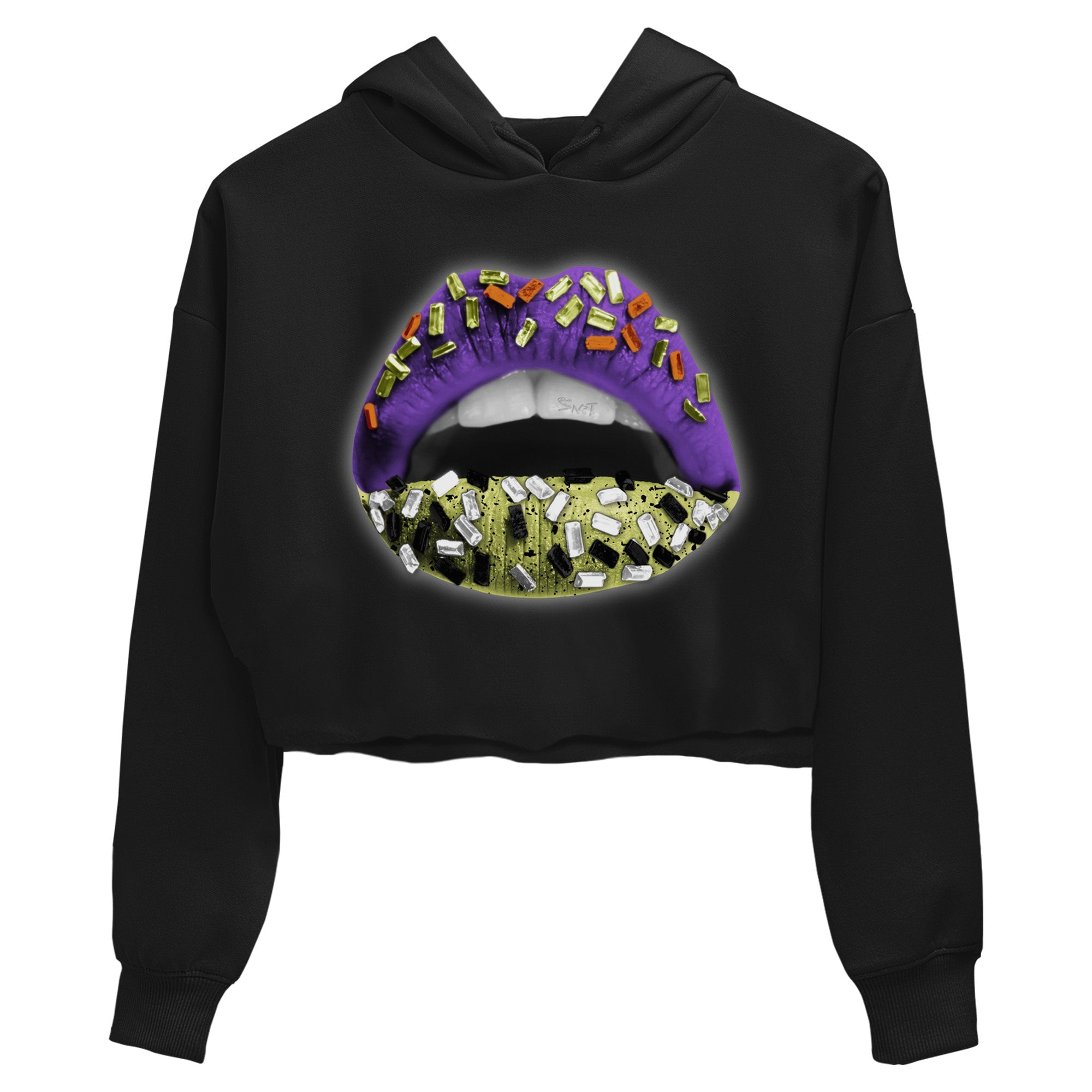 Lips Jewel Women's Tops - Air Jordan 4 Canyon Purple