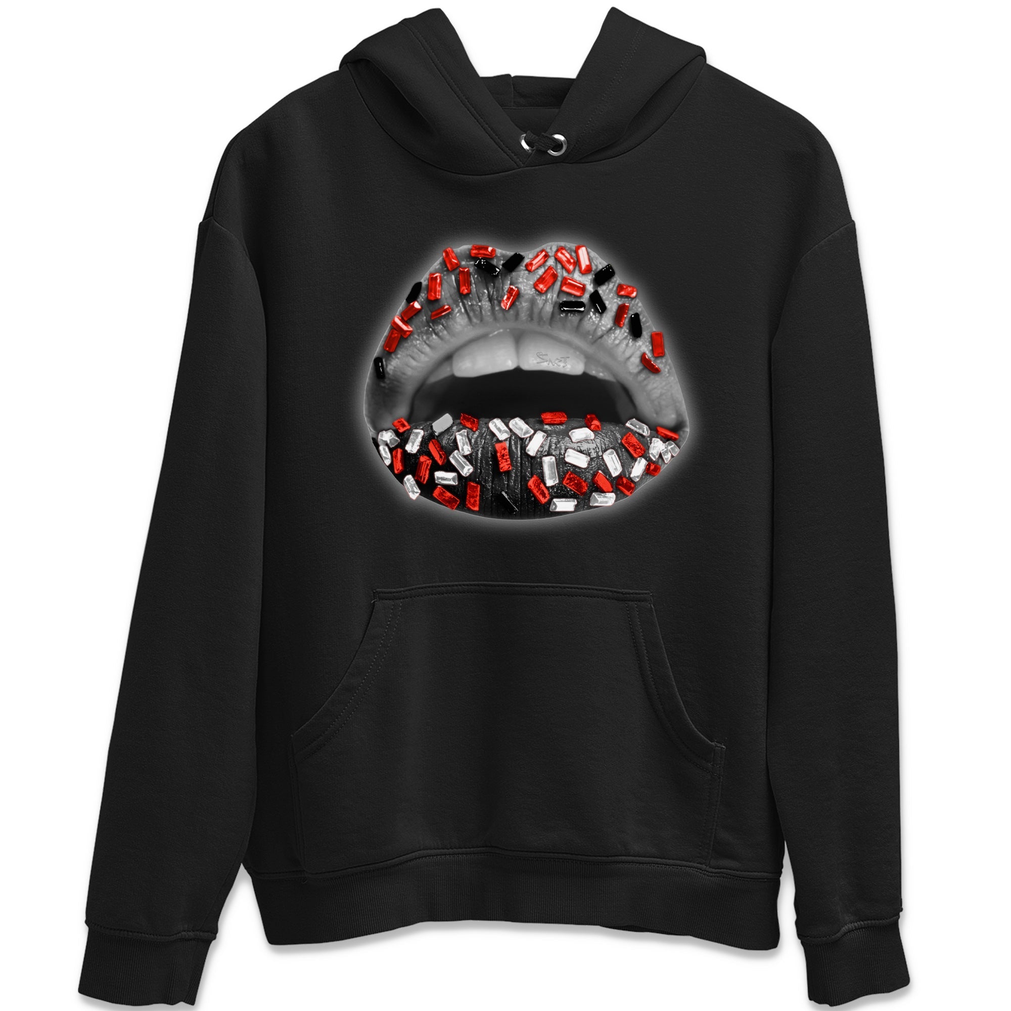 Lips Jewel Unisex Tops - Air Jordan 4 Infrared