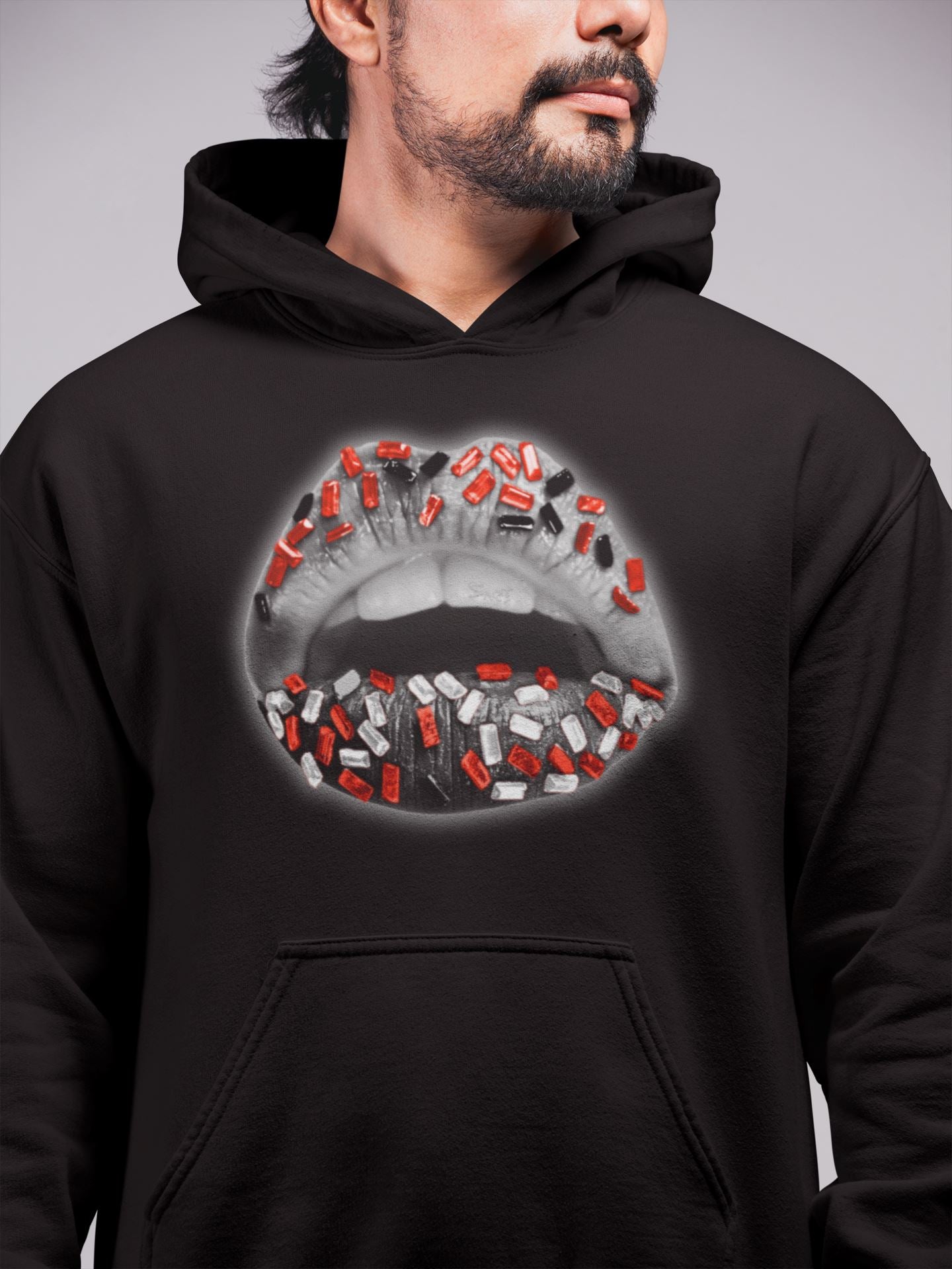 Lips Jewel Unisex Tops - Air Jordan 4 Infrared