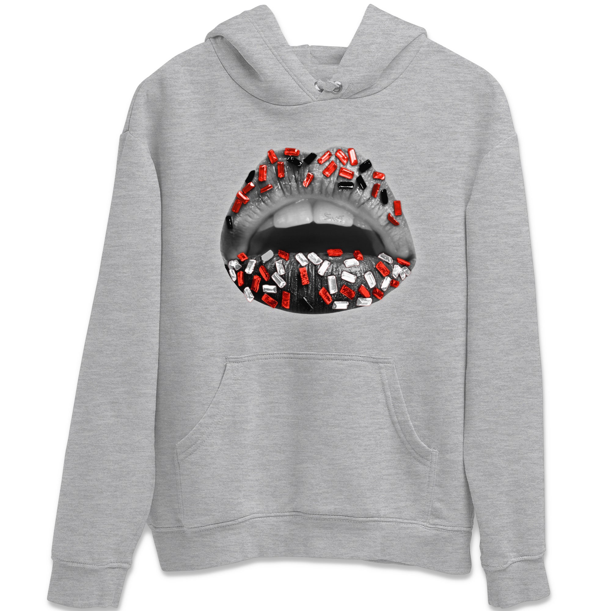 Lips Jewel Unisex Tops - Air Jordan 4 Infrared