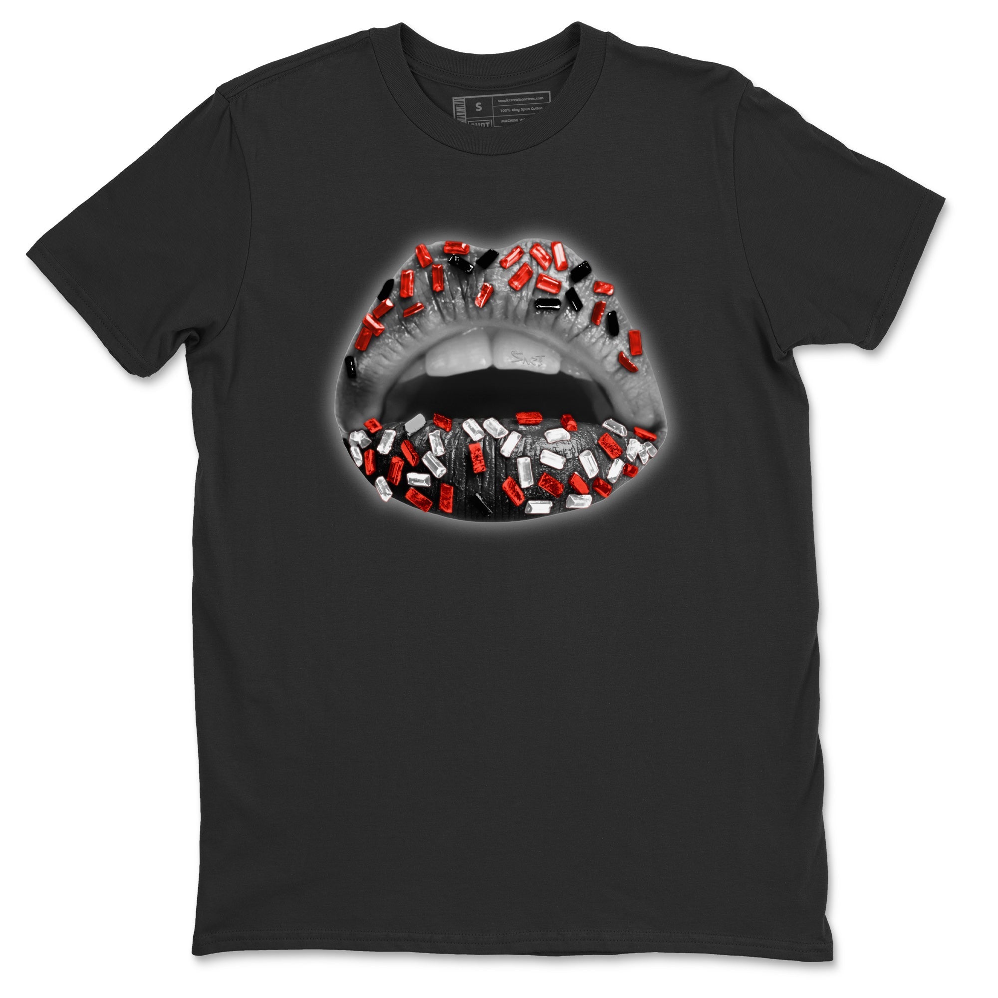 Lips Jewel Unisex Tops - Air Jordan 4 Infrared