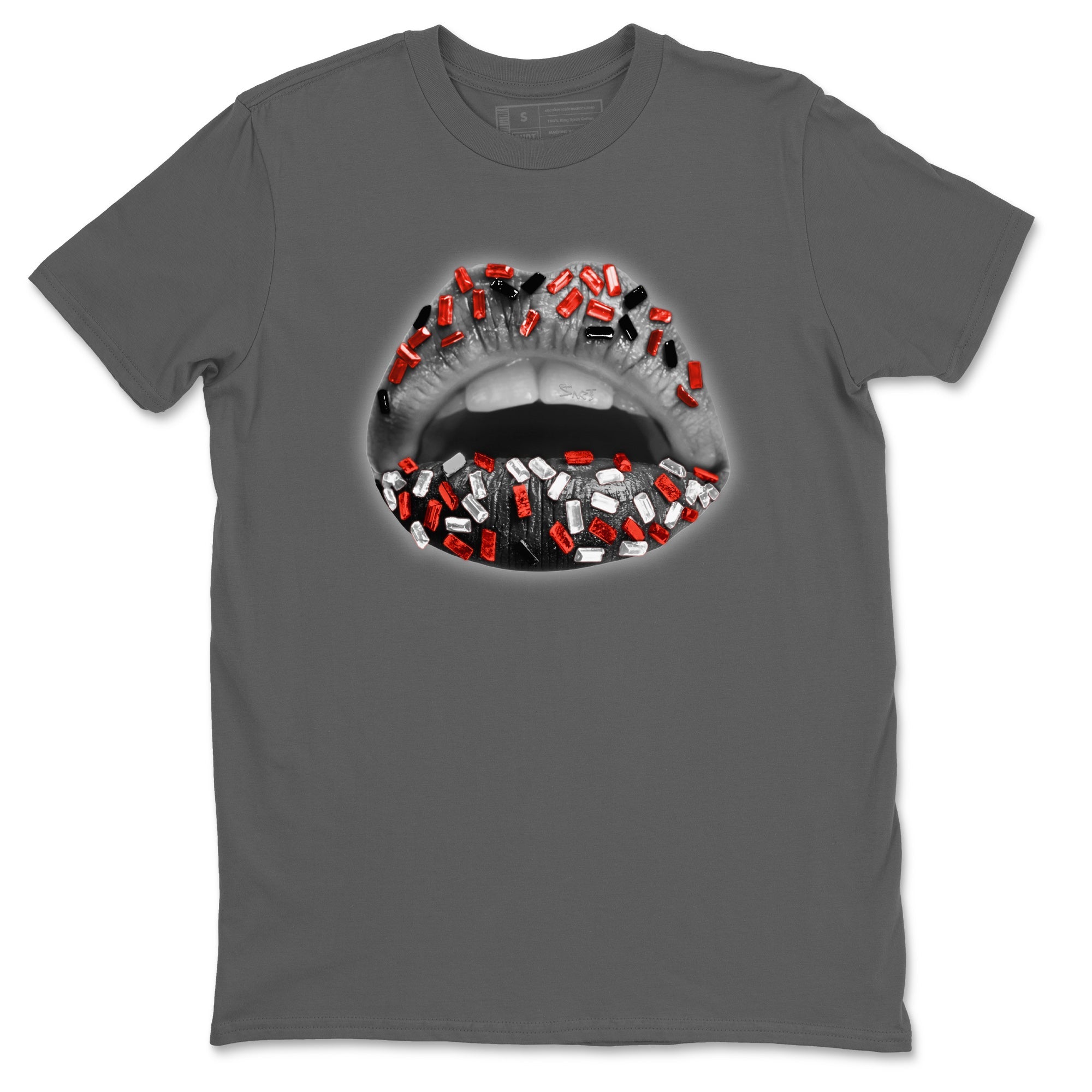 Lips Jewel Unisex Tops - Air Jordan 4 Infrared
