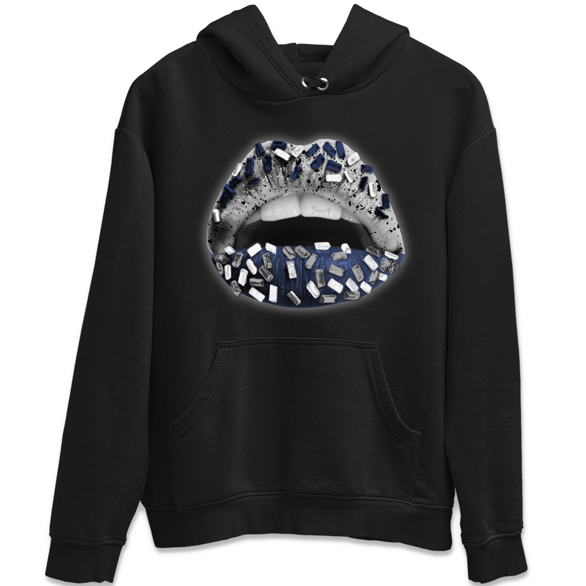 Lips Jewel Unisex Tops - Air Jordan 4 Midnight Navy