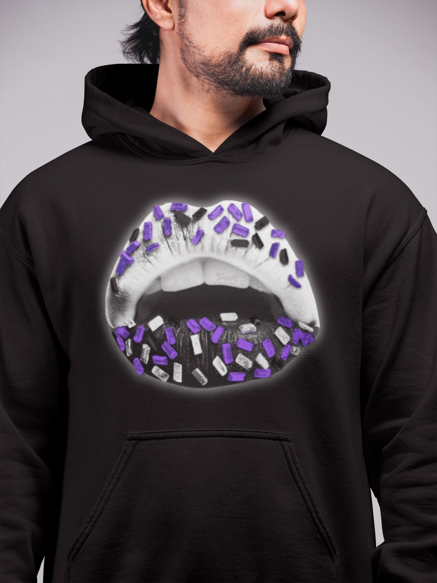 Lips Jewel Unisex Tops - Air Jordan 5 Concord