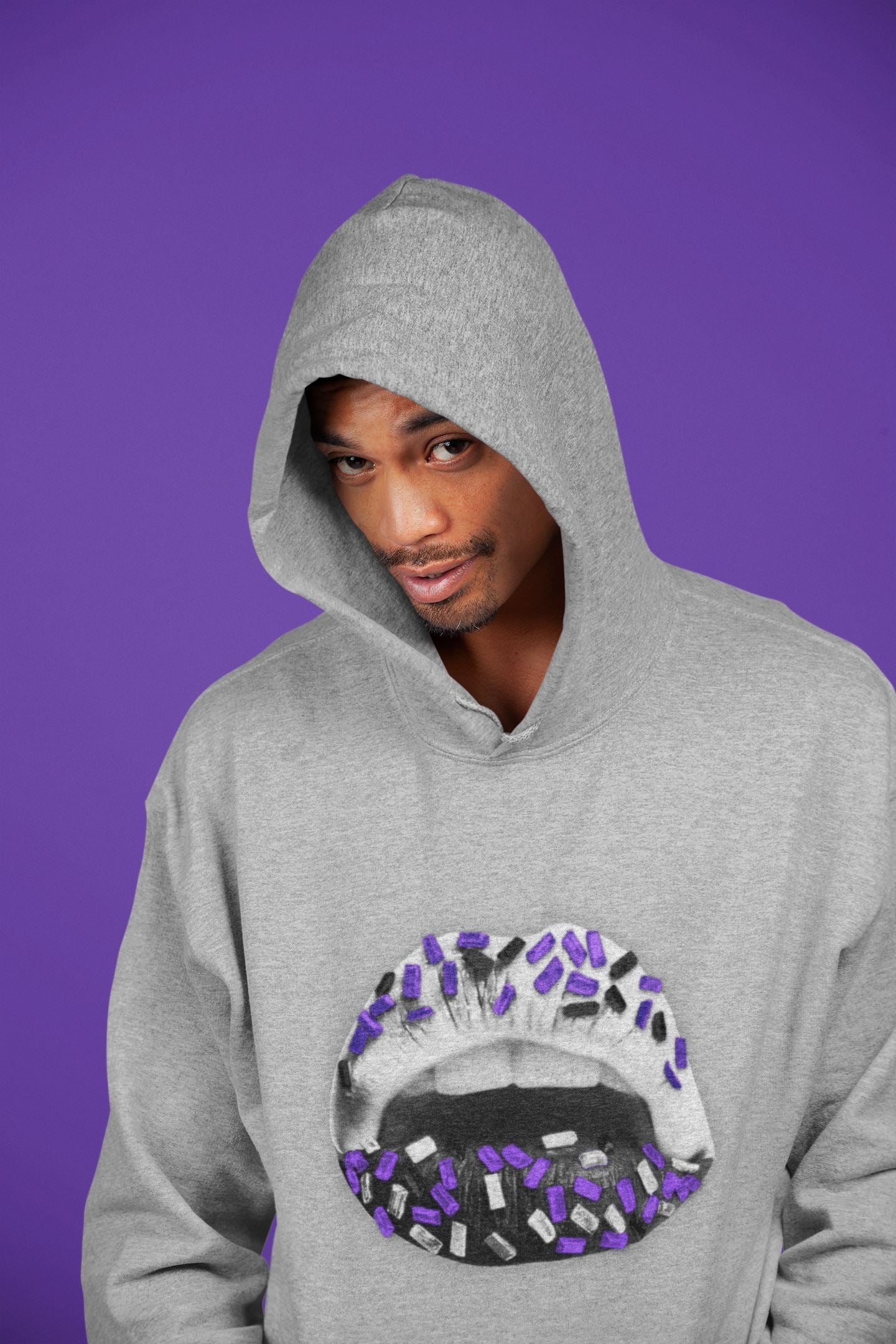 Lips Jewel Unisex Tops - Air Jordan 5 Concord