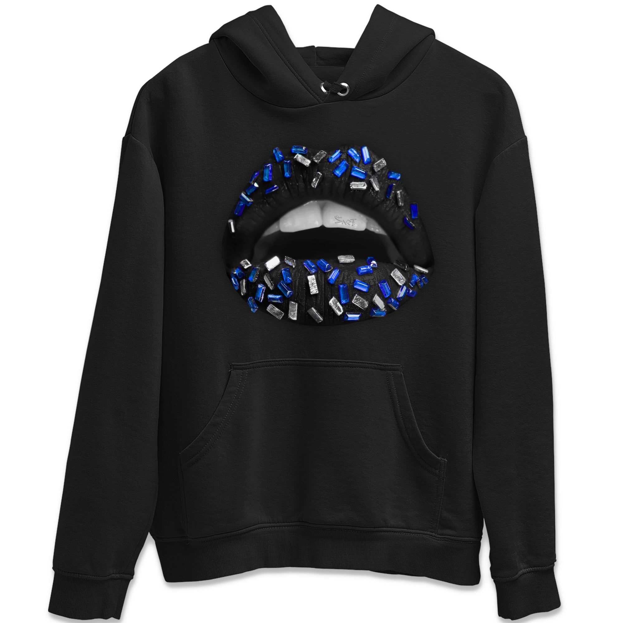 Lips Jewel Unisex Tops - Air Jordan 5 Racer Blue