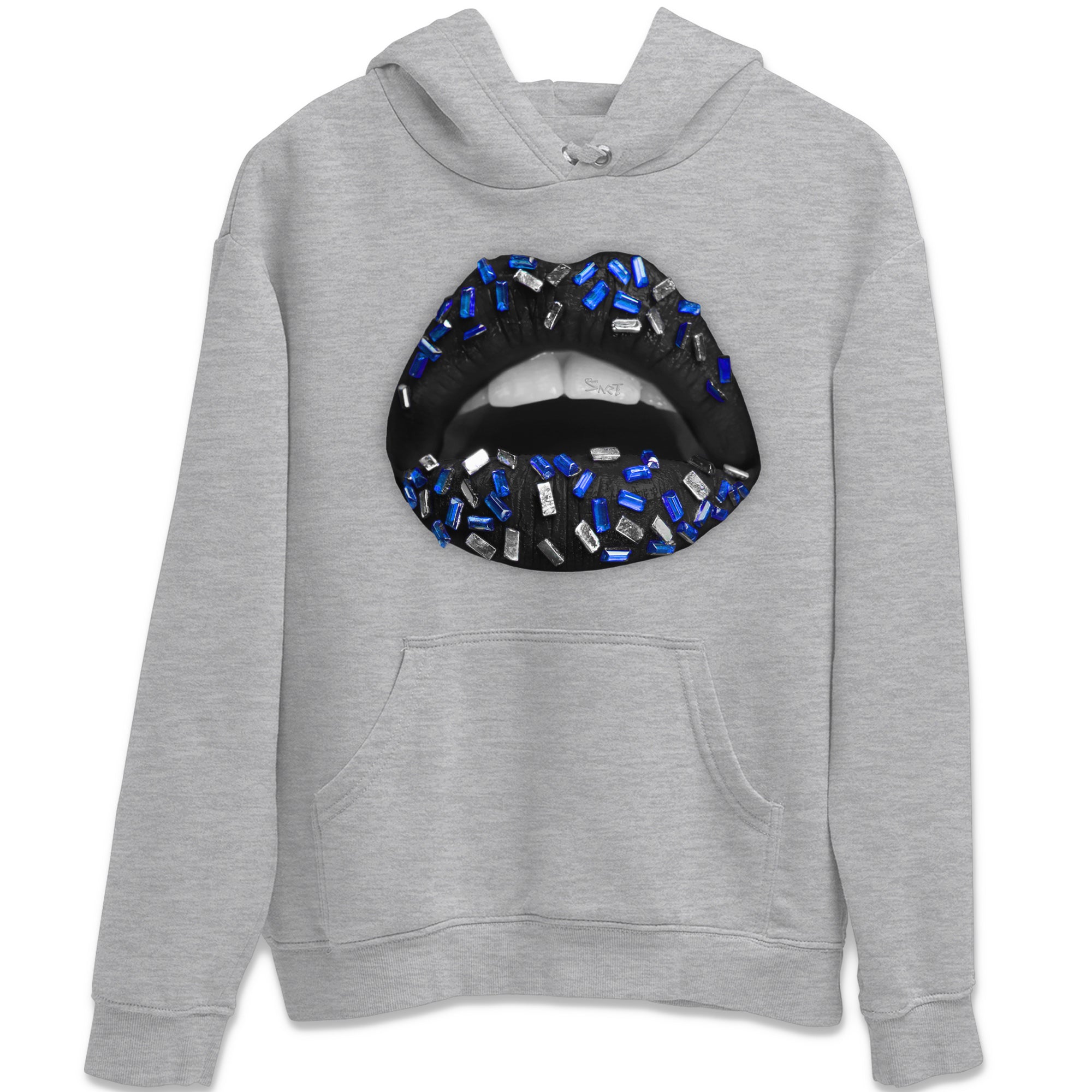 Lips Jewel Unisex Tops - Air Jordan 5 Racer Blue