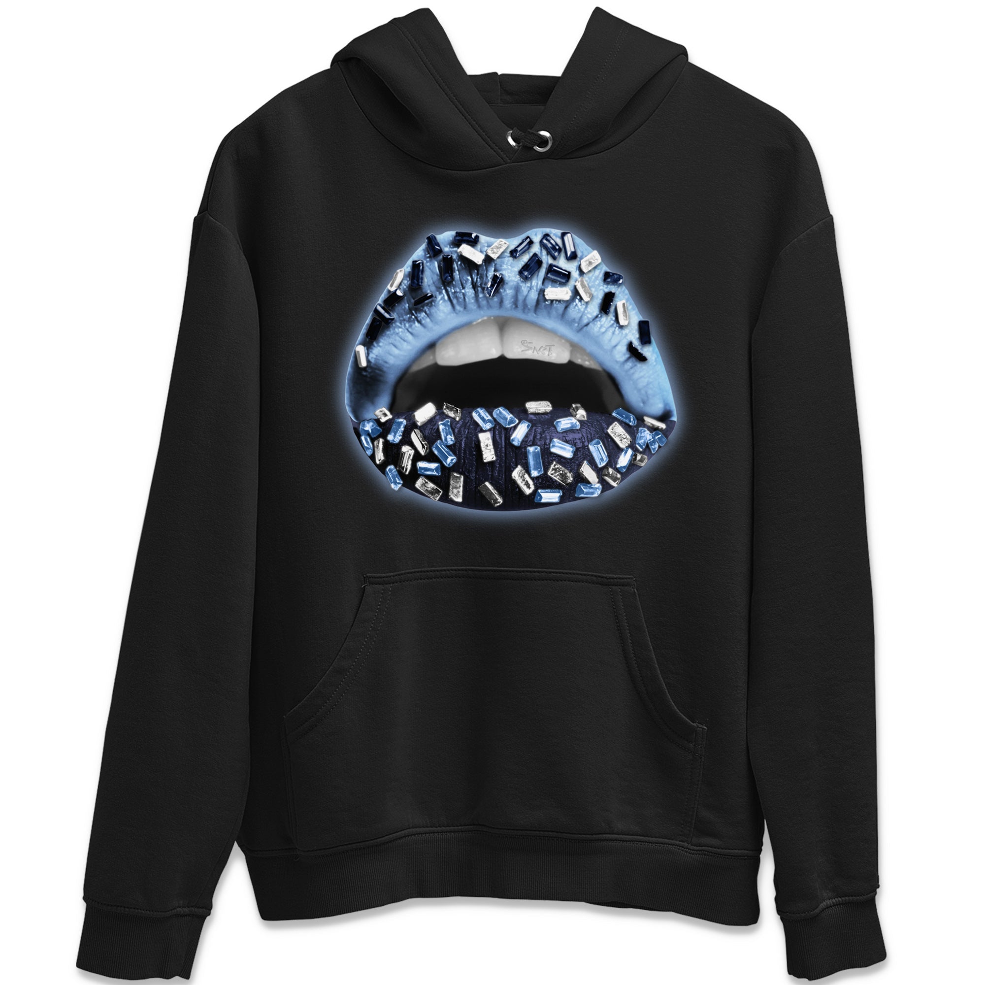 Lips Jewel Unisex Tops - Air Jordan 6 UNC
