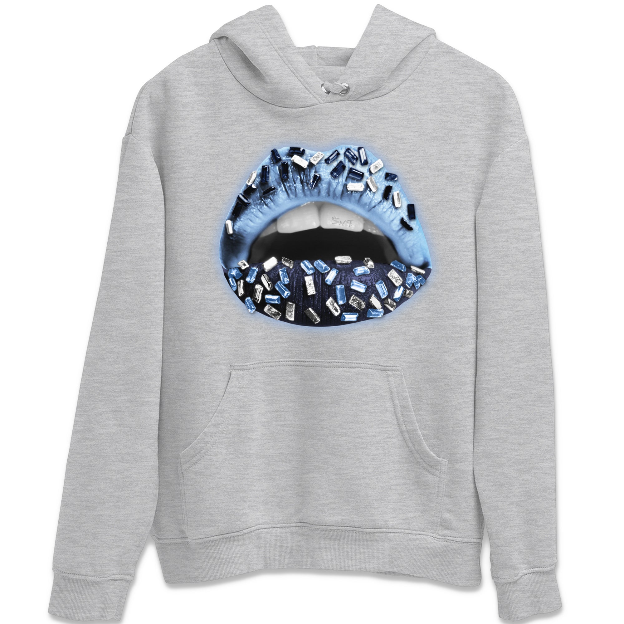 Lips Jewel Unisex Tops - Air Jordan 6 UNC