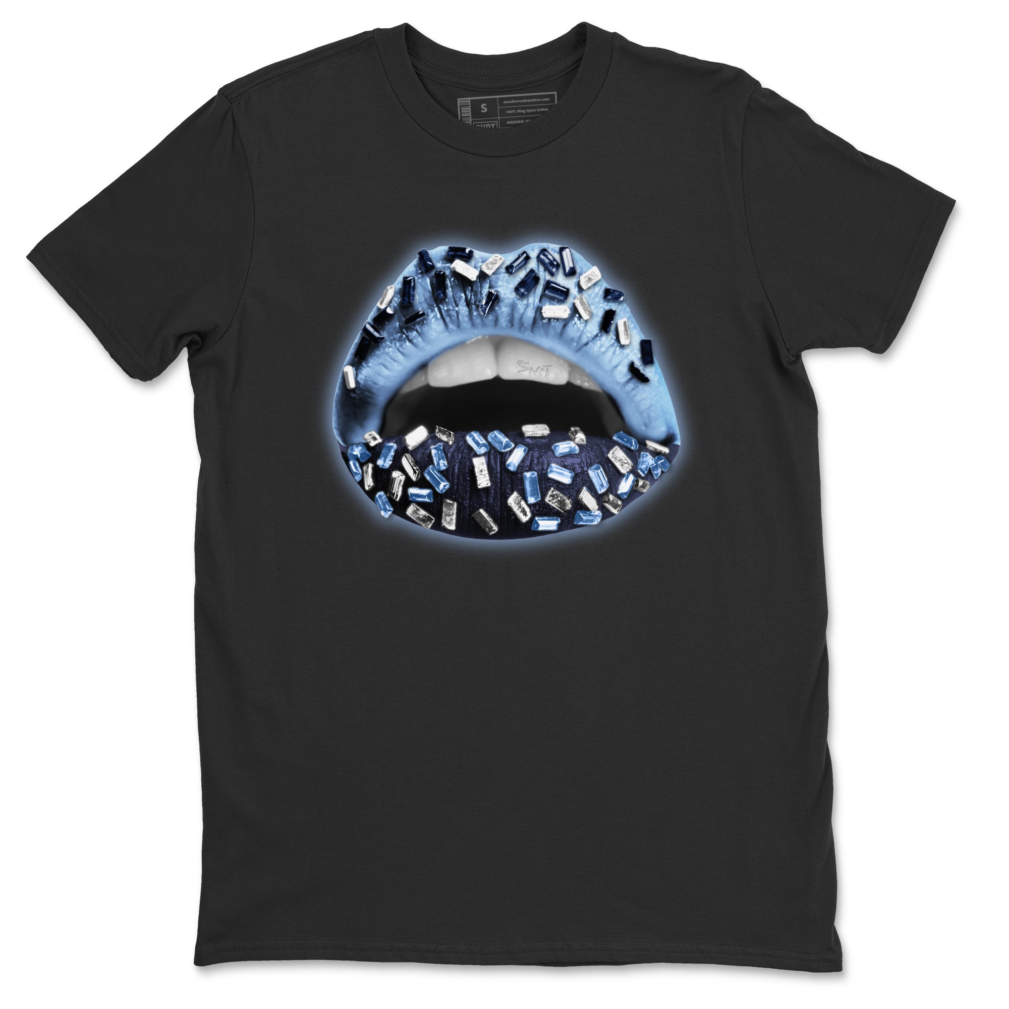 Lips Jewel Unisex Tops - Air Jordan 6 UNC
