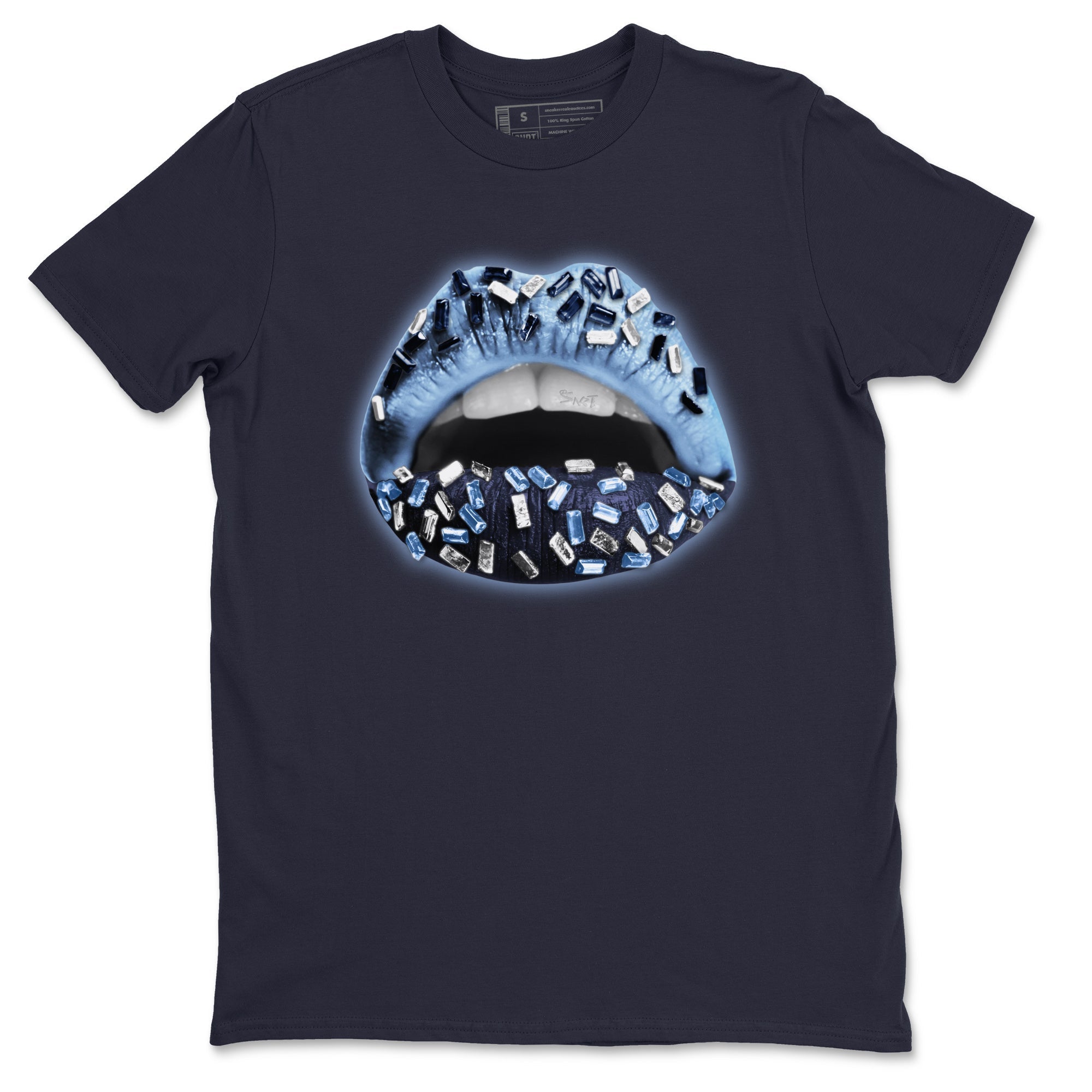 Lips Jewel Unisex Tops - Air Jordan 6 UNC