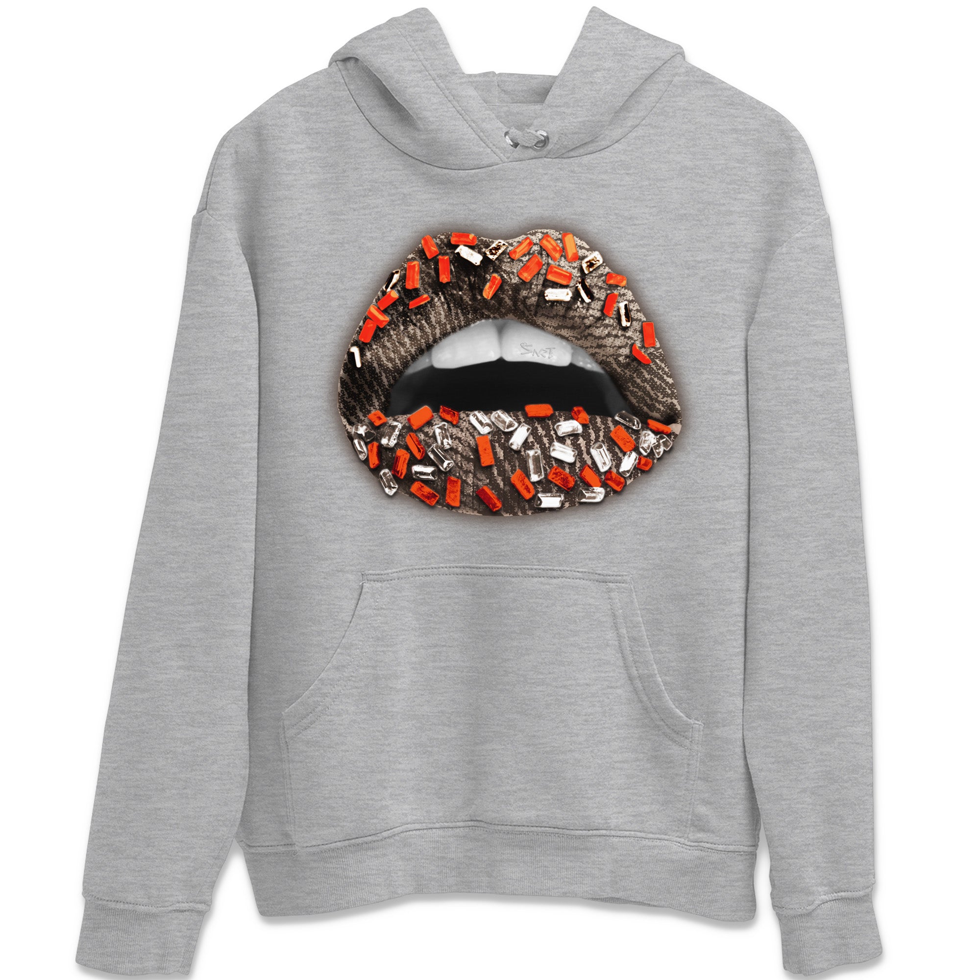 Lips Jewel Unisex Tops - Yeezy 350 Carbon Beluga