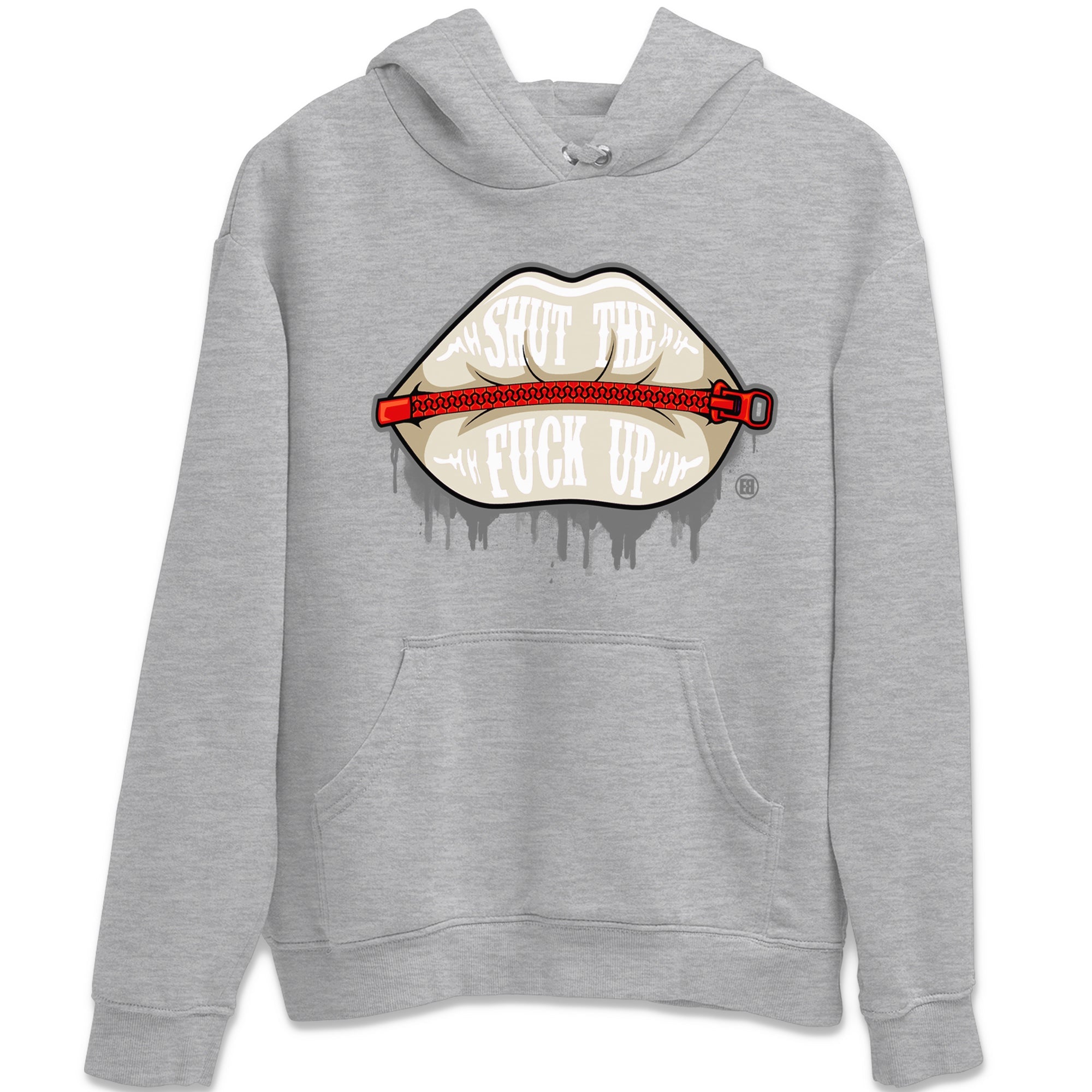 Lips Zipper Unisex Tops - Air Jordan 3 Muslin