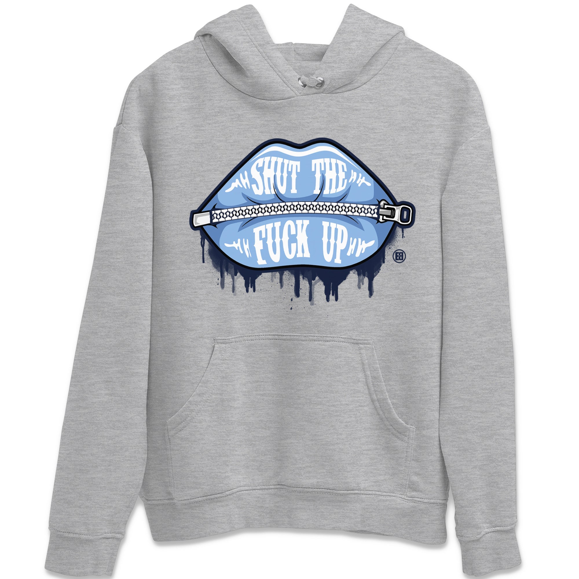 Lips Zipper Unisex Tops - Air Jordan 6 UNC