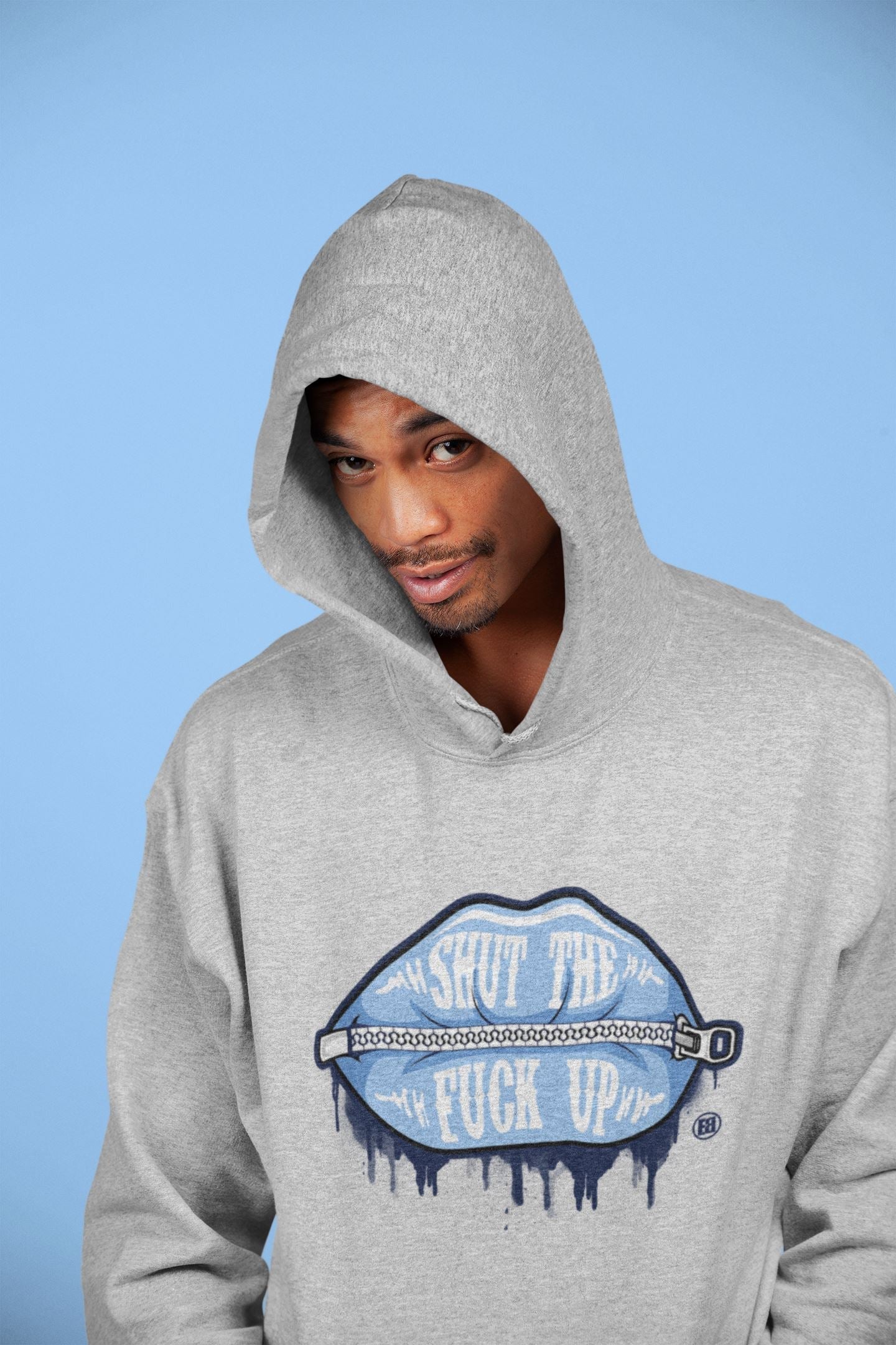 Lips Zipper Unisex Tops - Air Jordan 6 UNC