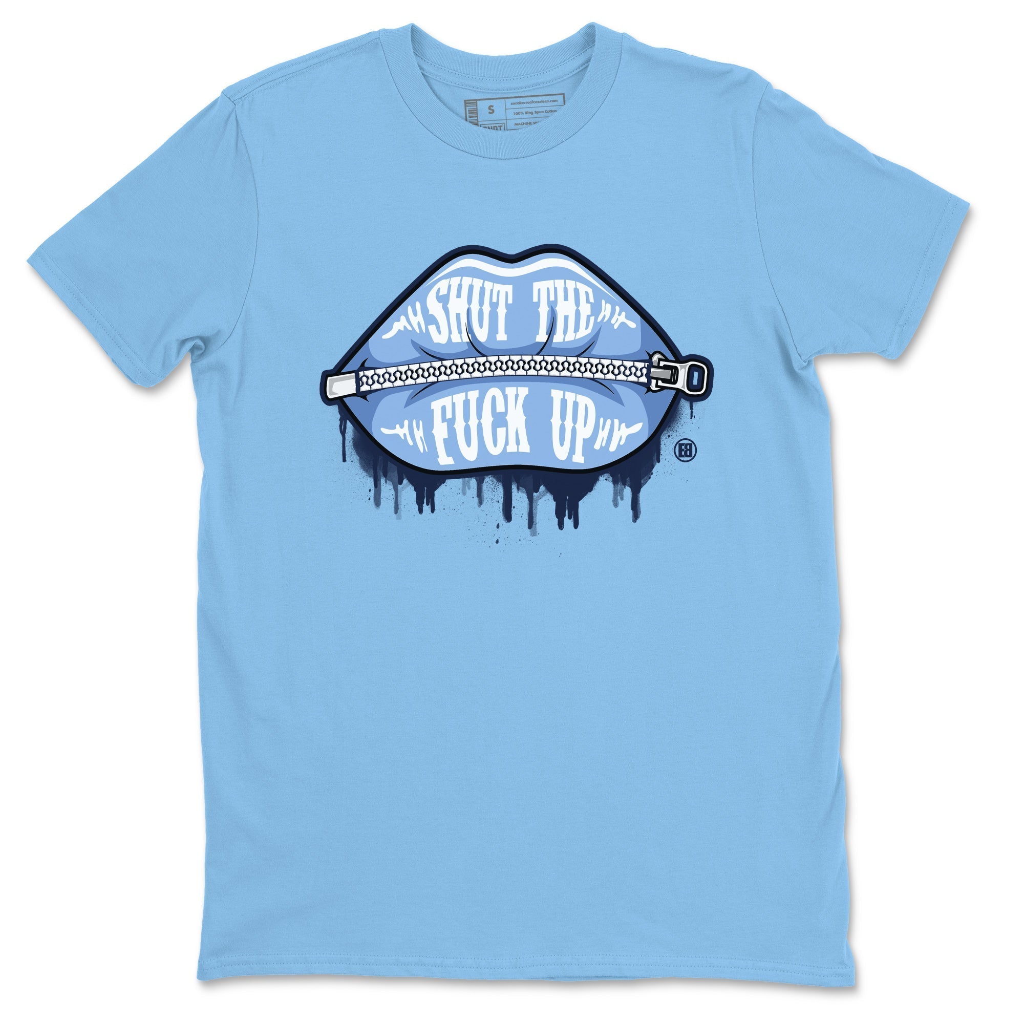 Lips Zipper Unisex Tops - Air Jordan 6 UNC