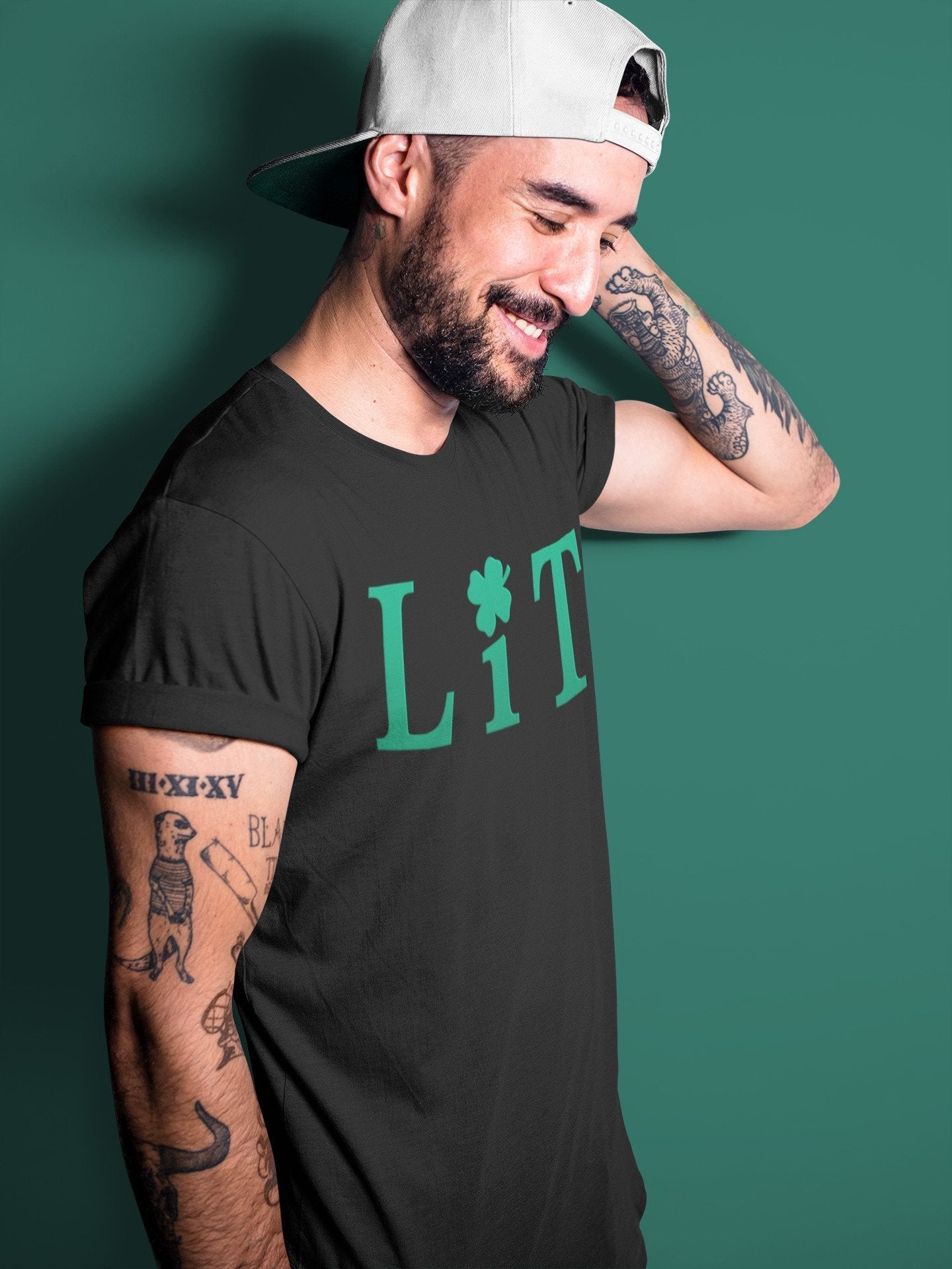 Lit Unisex Tops - Air Jordan 13 Lucky Green