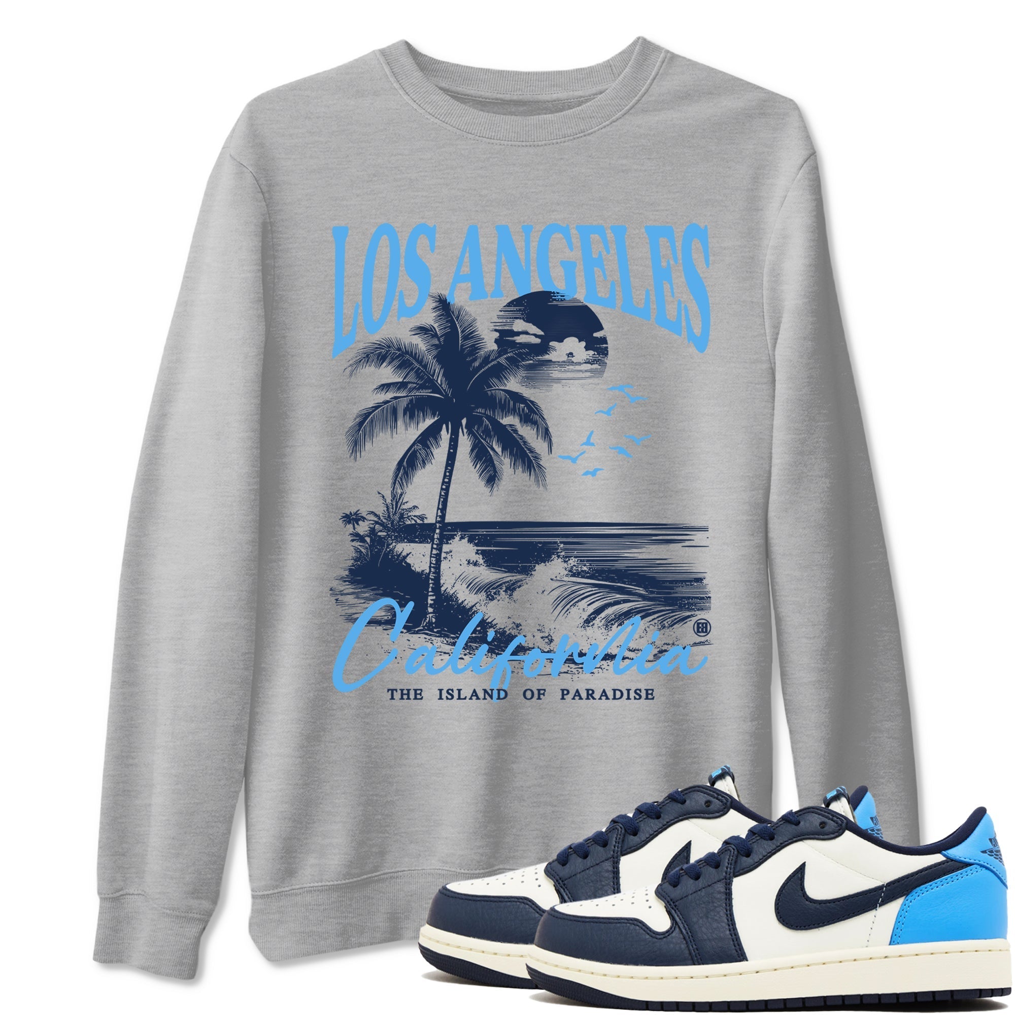 Los Angeles California snkmatch Tees - Air Jordan 1 Obsidian
