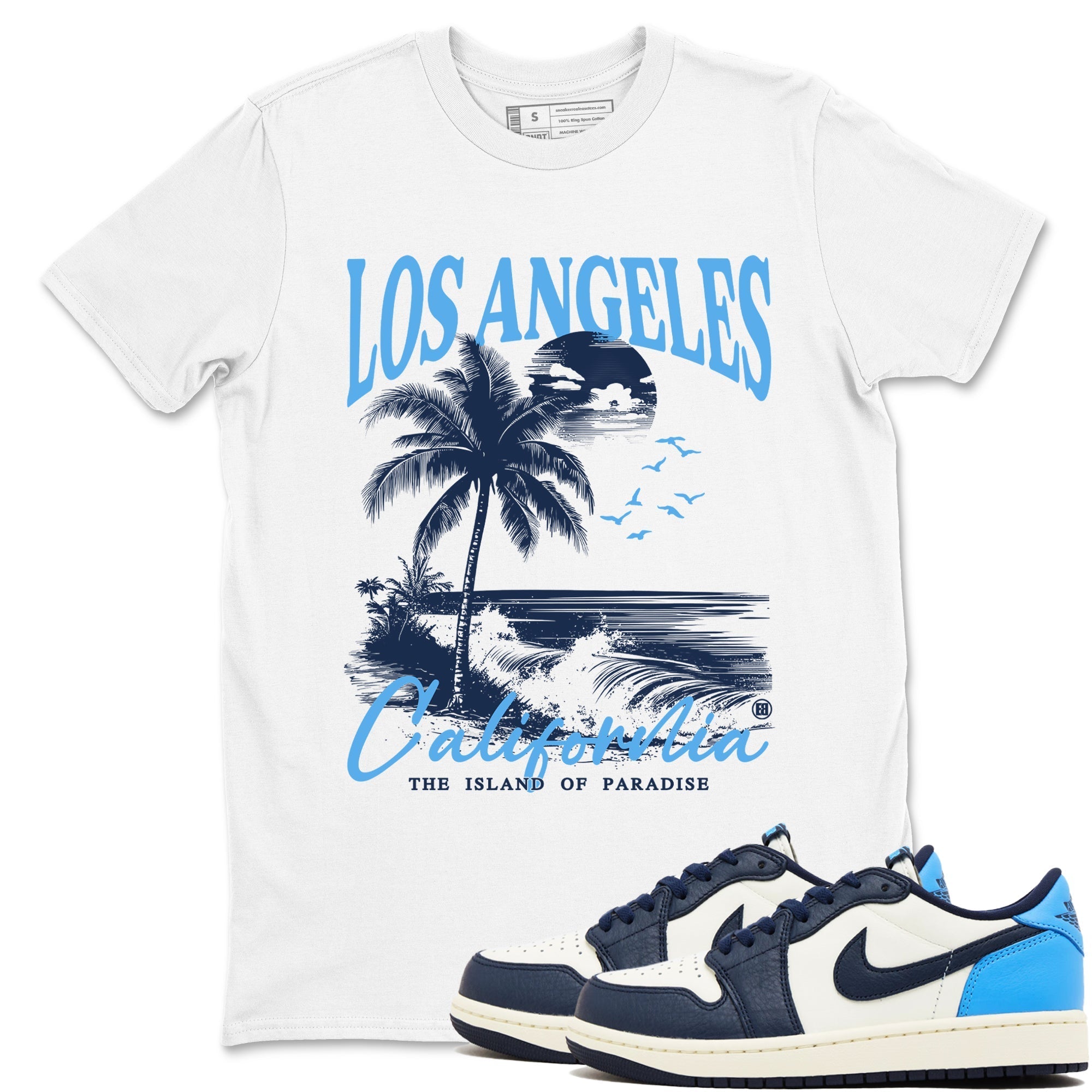 Los Angeles California snkmatch Tees - Air Jordan 1 Obsidian