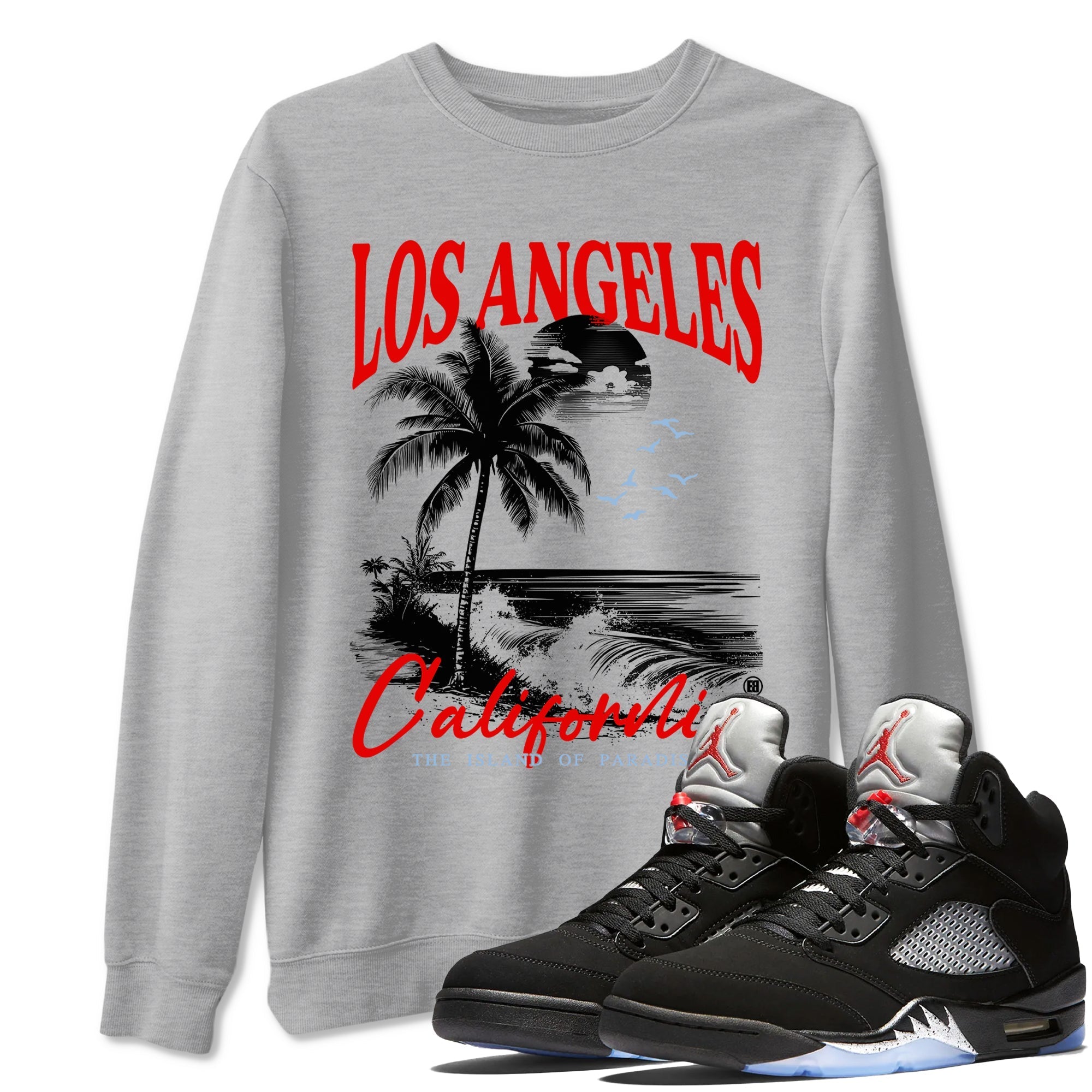Los Angeles California snkmatch Tees - Air Jordan 5 Reimagined