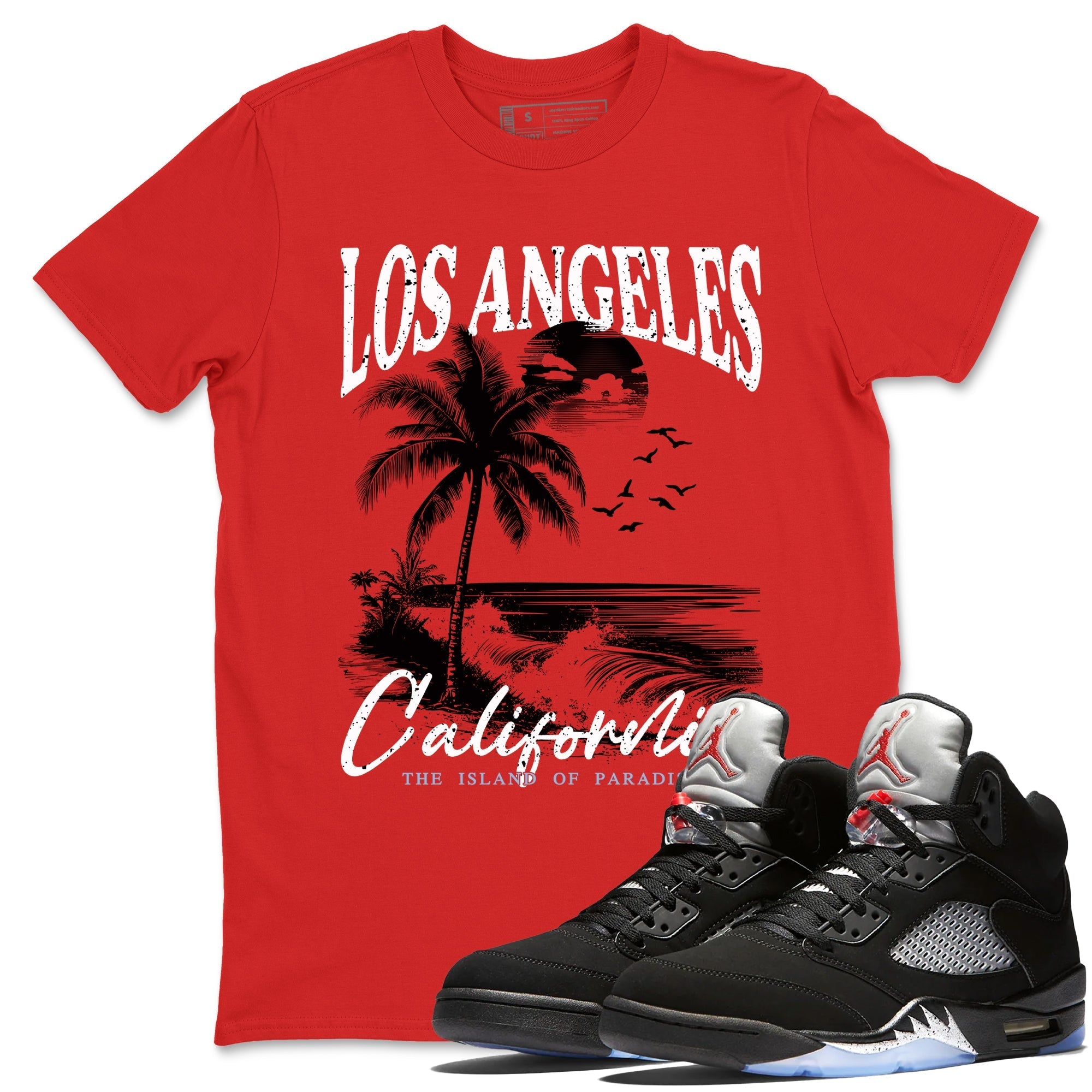 Los Angeles California snkmatch Tees - Air Jordan 5 Reimagined