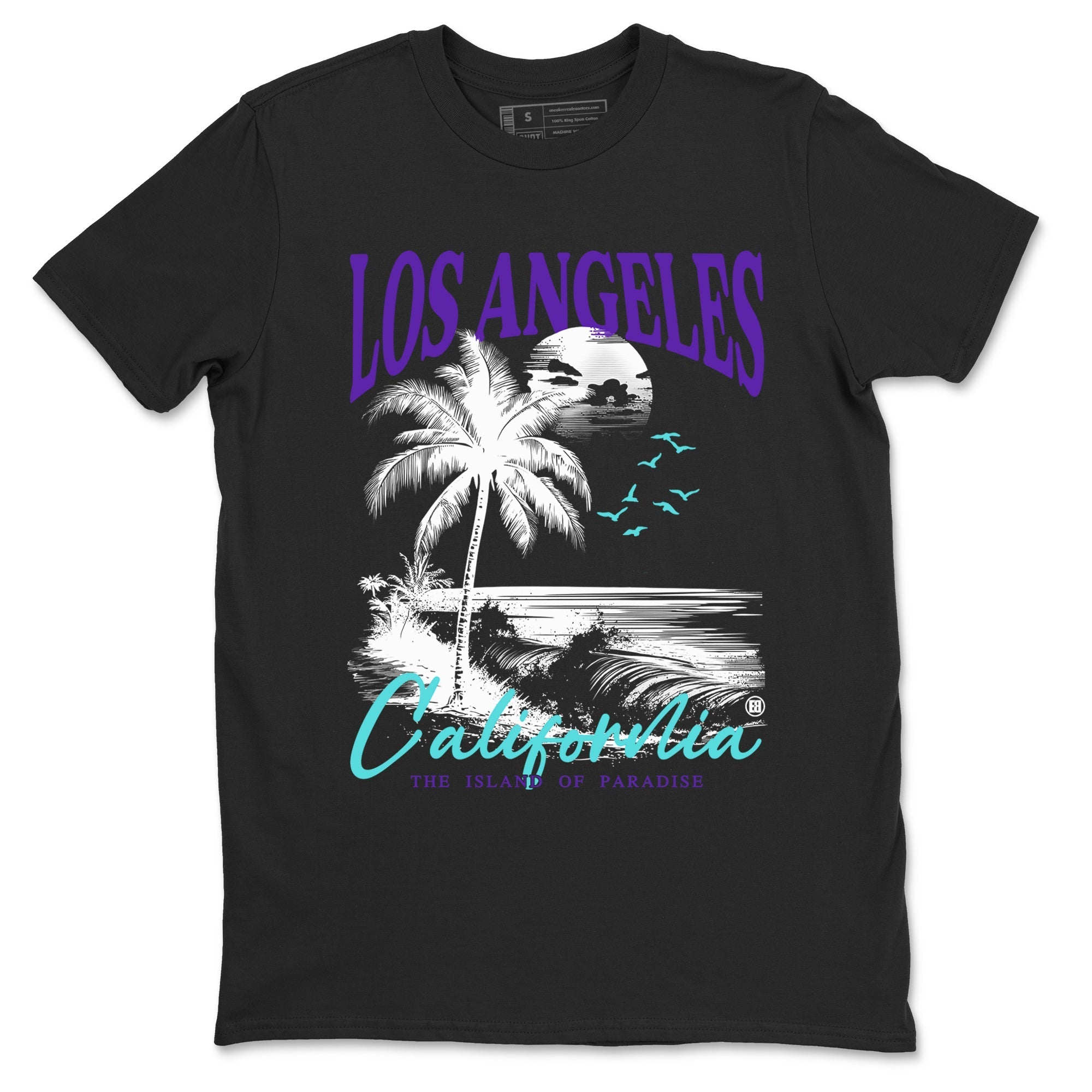 Los Angeles California snkmatch Tees - Air Jordan 5 Grape