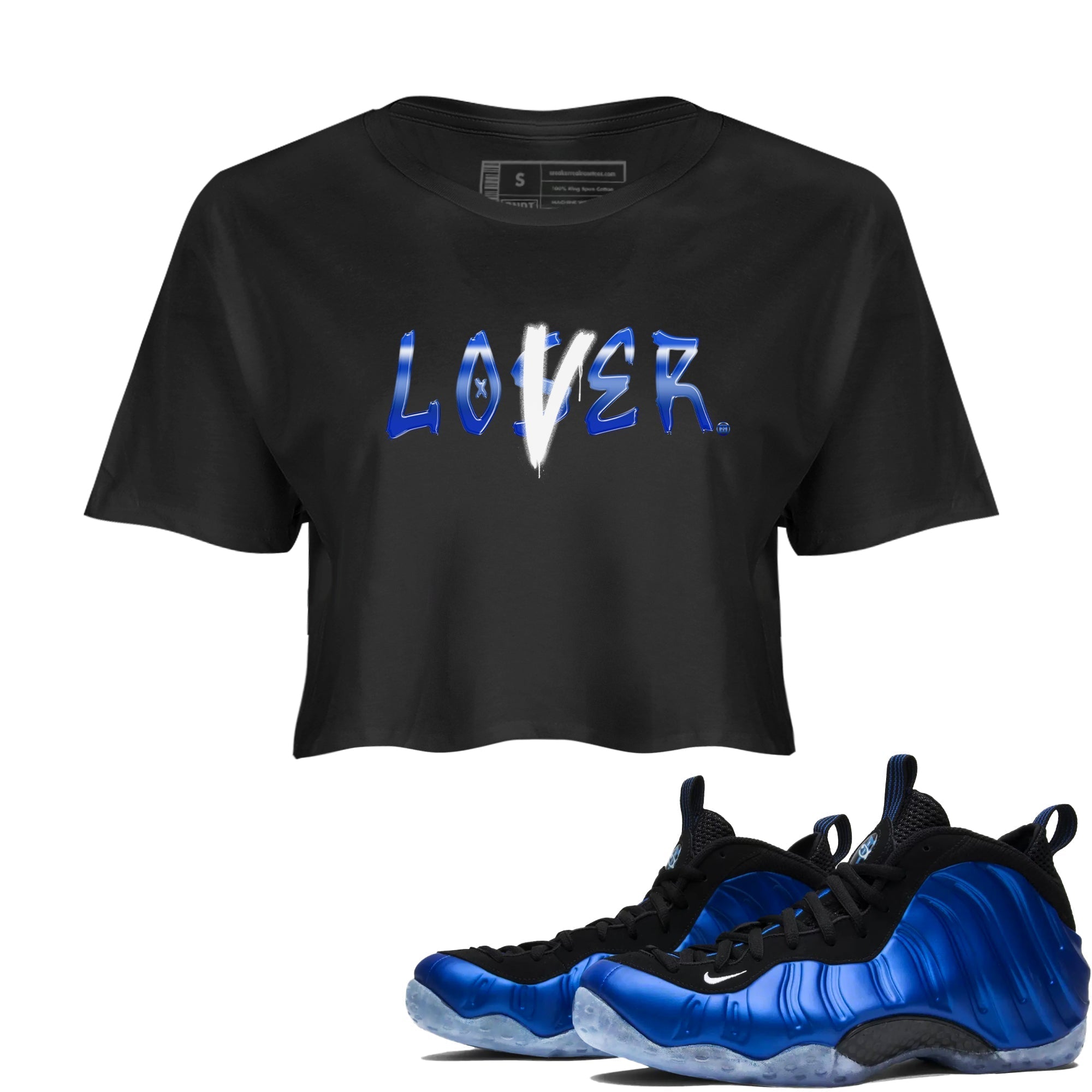 Loser Lover snkmatch Women's Top - Air Foamposite One Royal