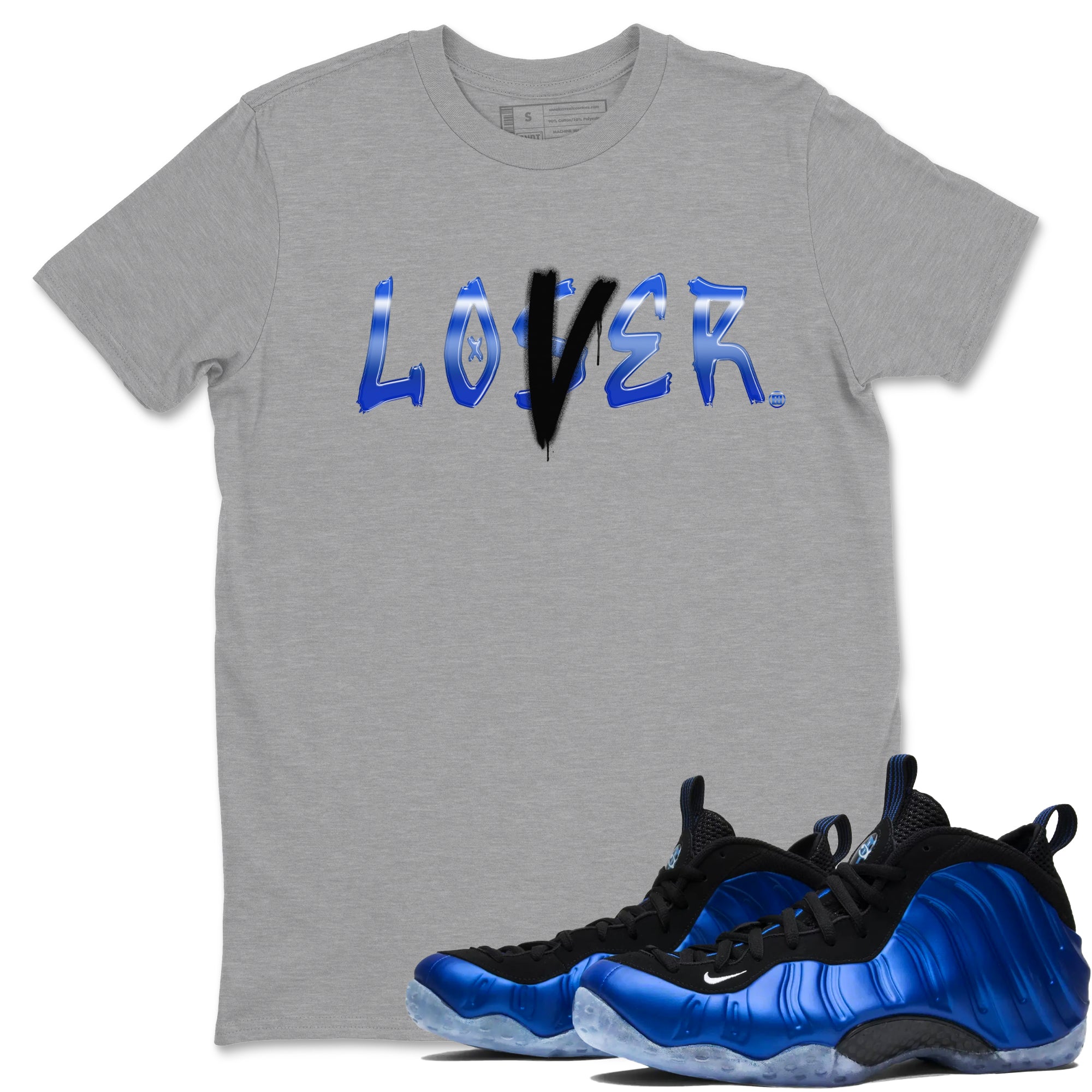 Loser Lover snkmatch Tees - Air Foamposite One Royal