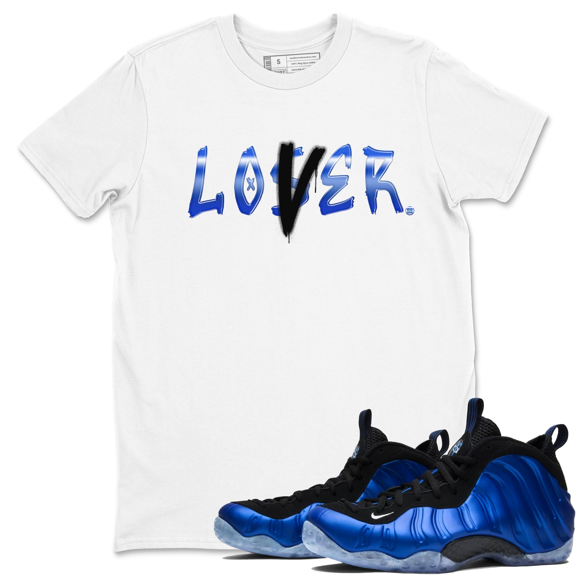 Loser Lover snkmatch Tees - Air Foamposite One Royal