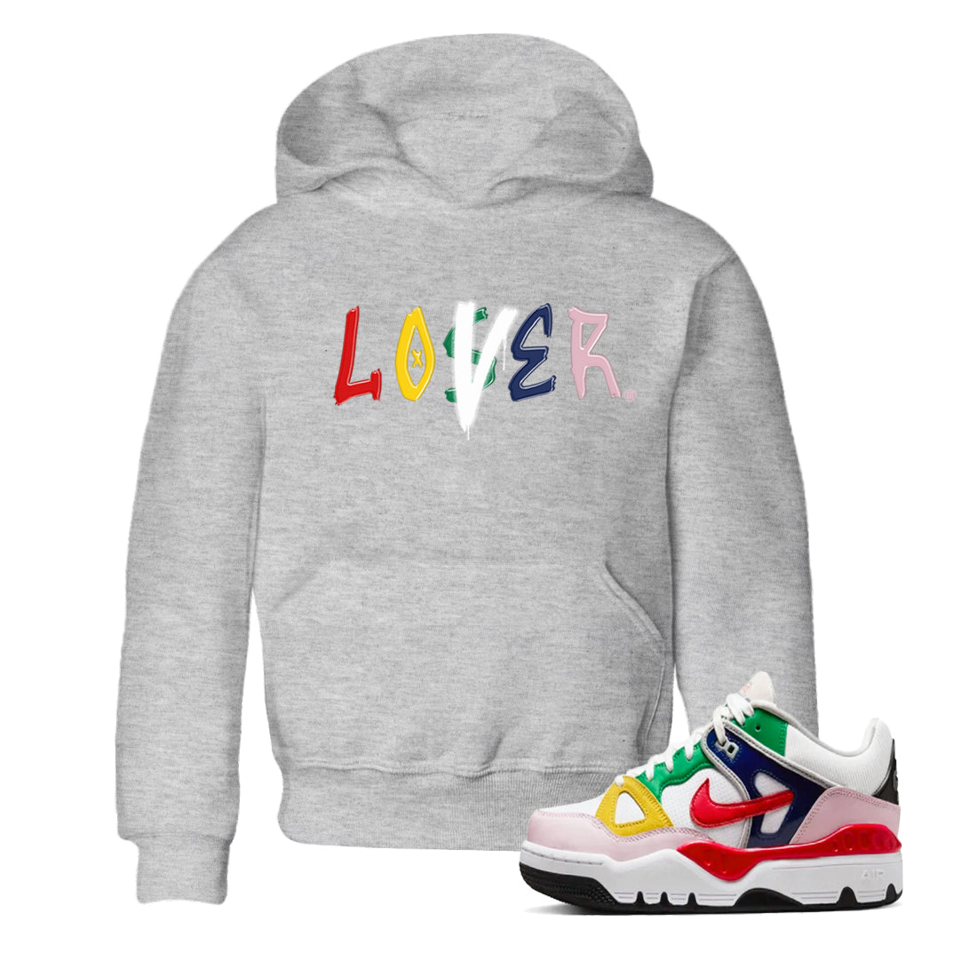 Loser Lover snkmatch Tees Kids - Air Force 3 Blue Void and Tour Yellow