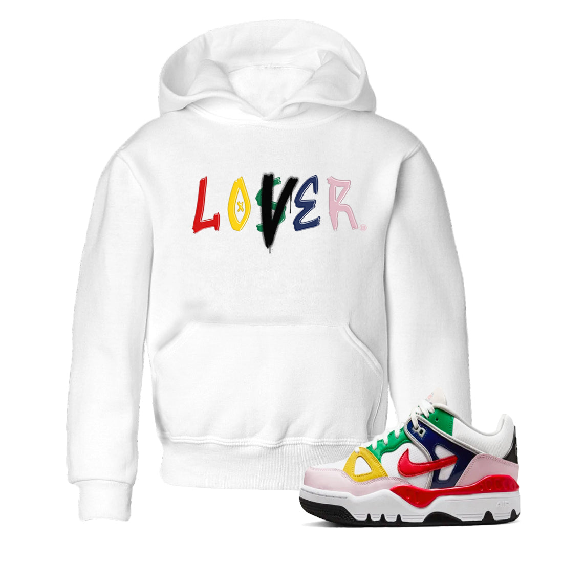 Loser Lover snkmatch Tees Kids - Air Force 3 Blue Void and Tour Yellow