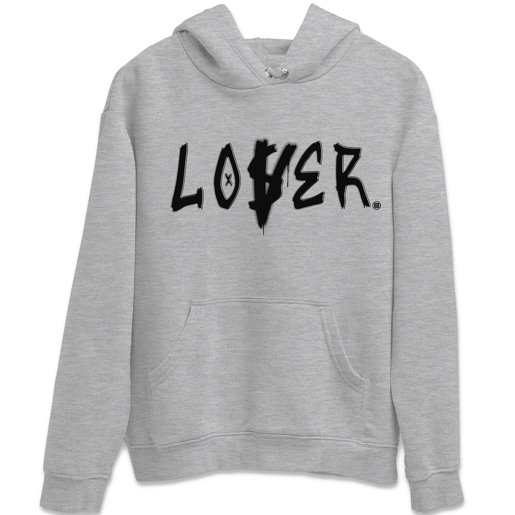 Loser Lover Unisex Tops - Air Jordan 1 Black White