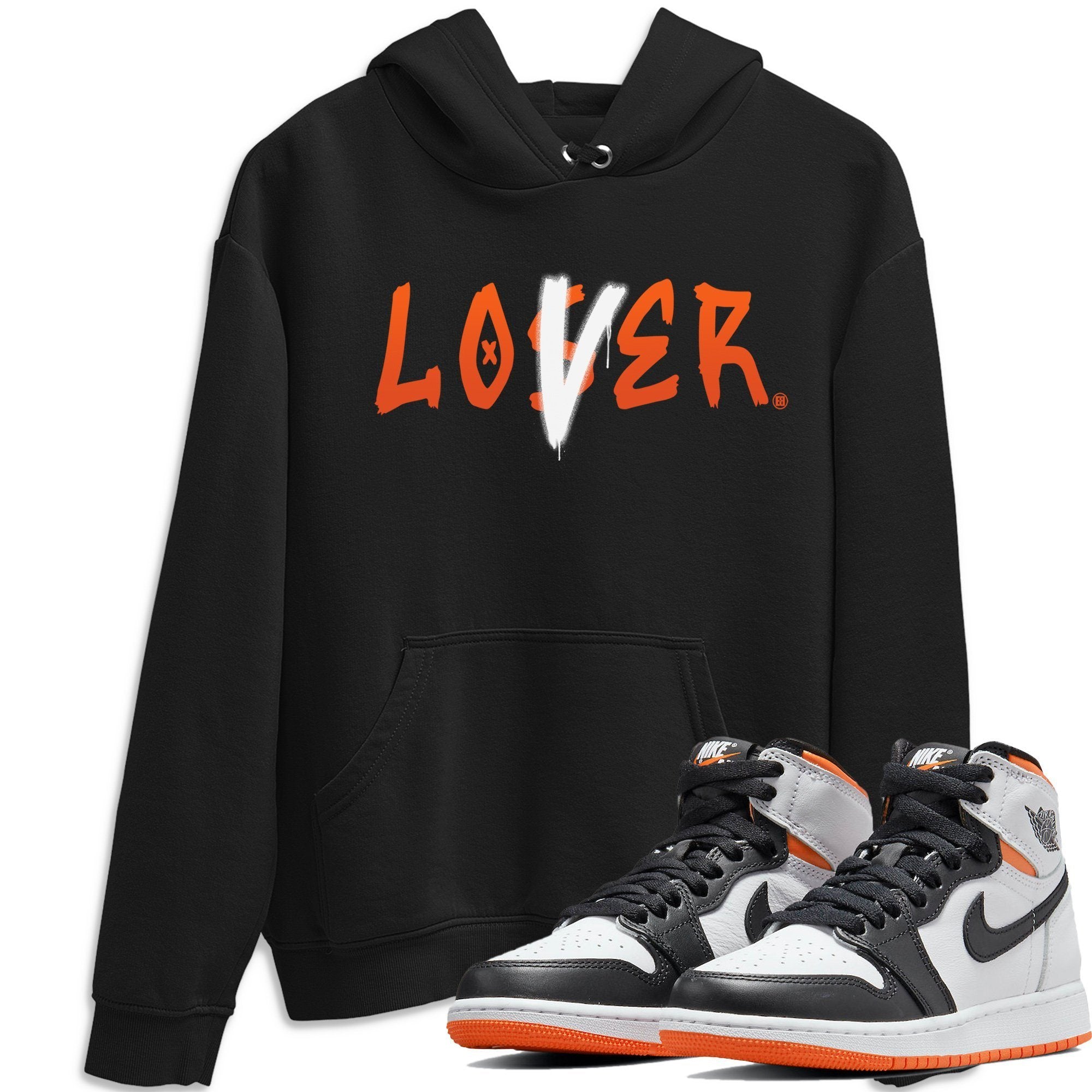 Loser Lover Unisex Tops - Air Jordan 1 Electro Orange