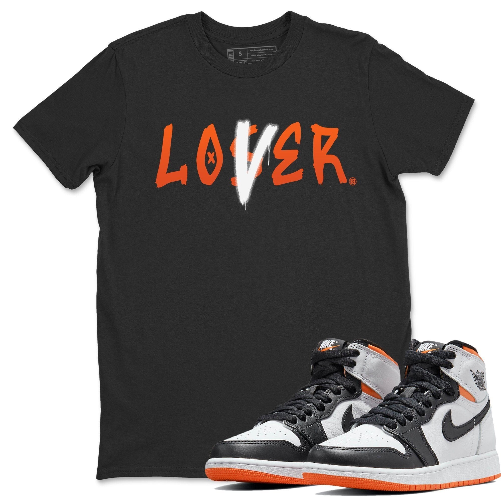 Loser Lover Unisex Tops - Air Jordan 1 Electro Orange