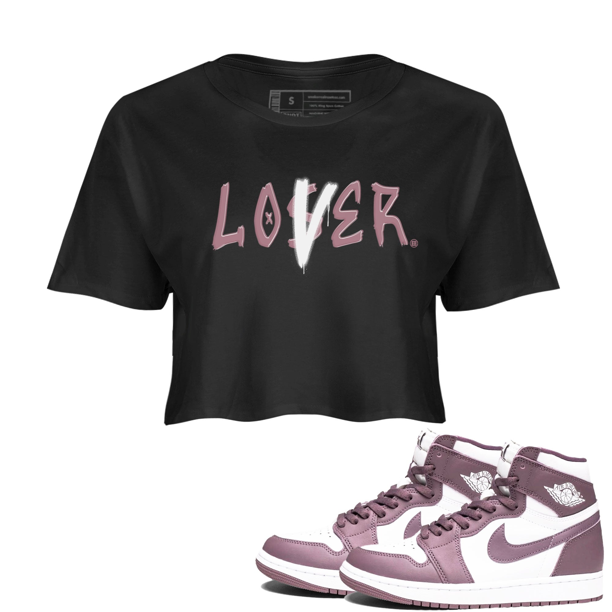 Loser Lover snkmatch Women's Top - Air Jordan 1 Mauve