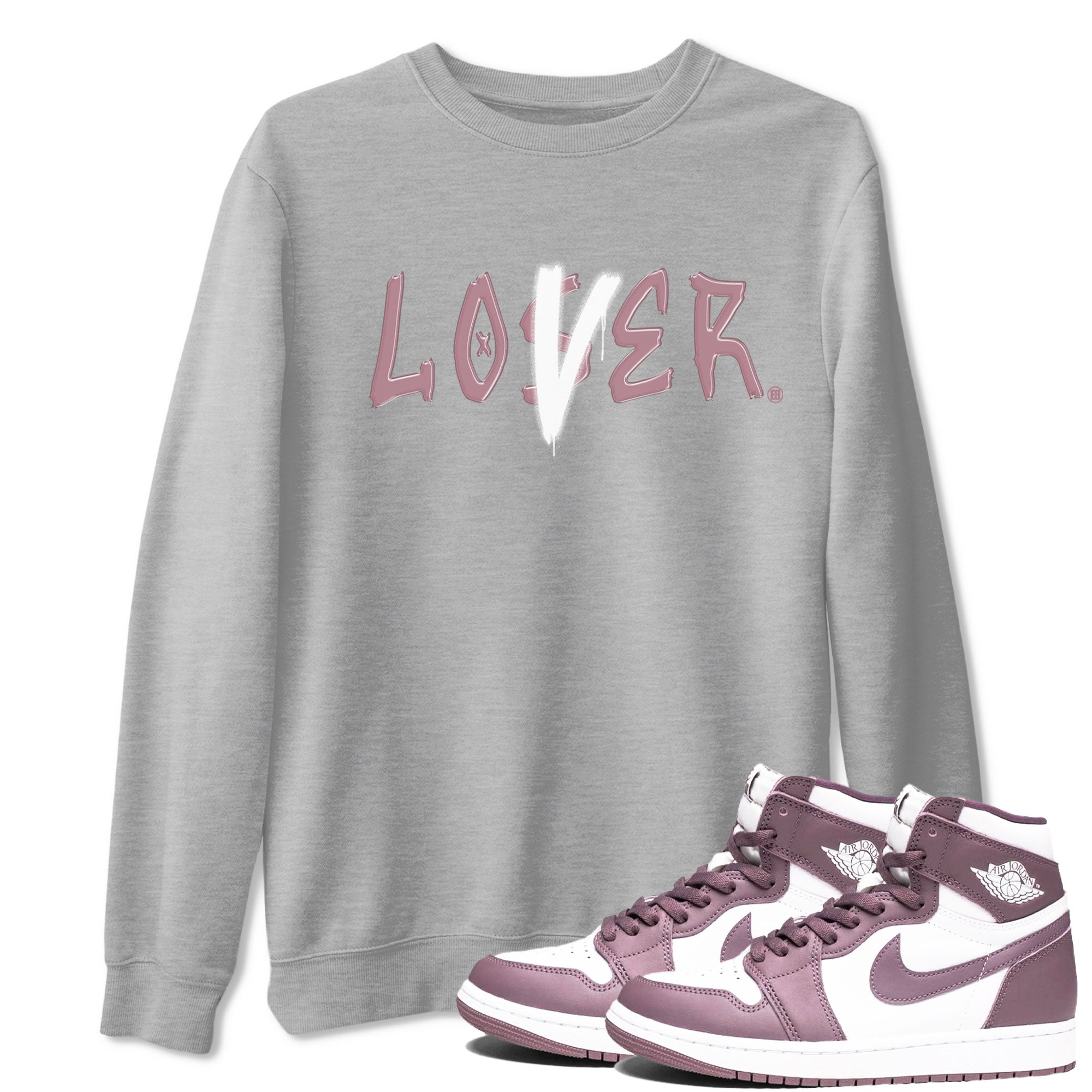 Loser Lover snkmatch Tee - Air Jordan 1 Mauve
