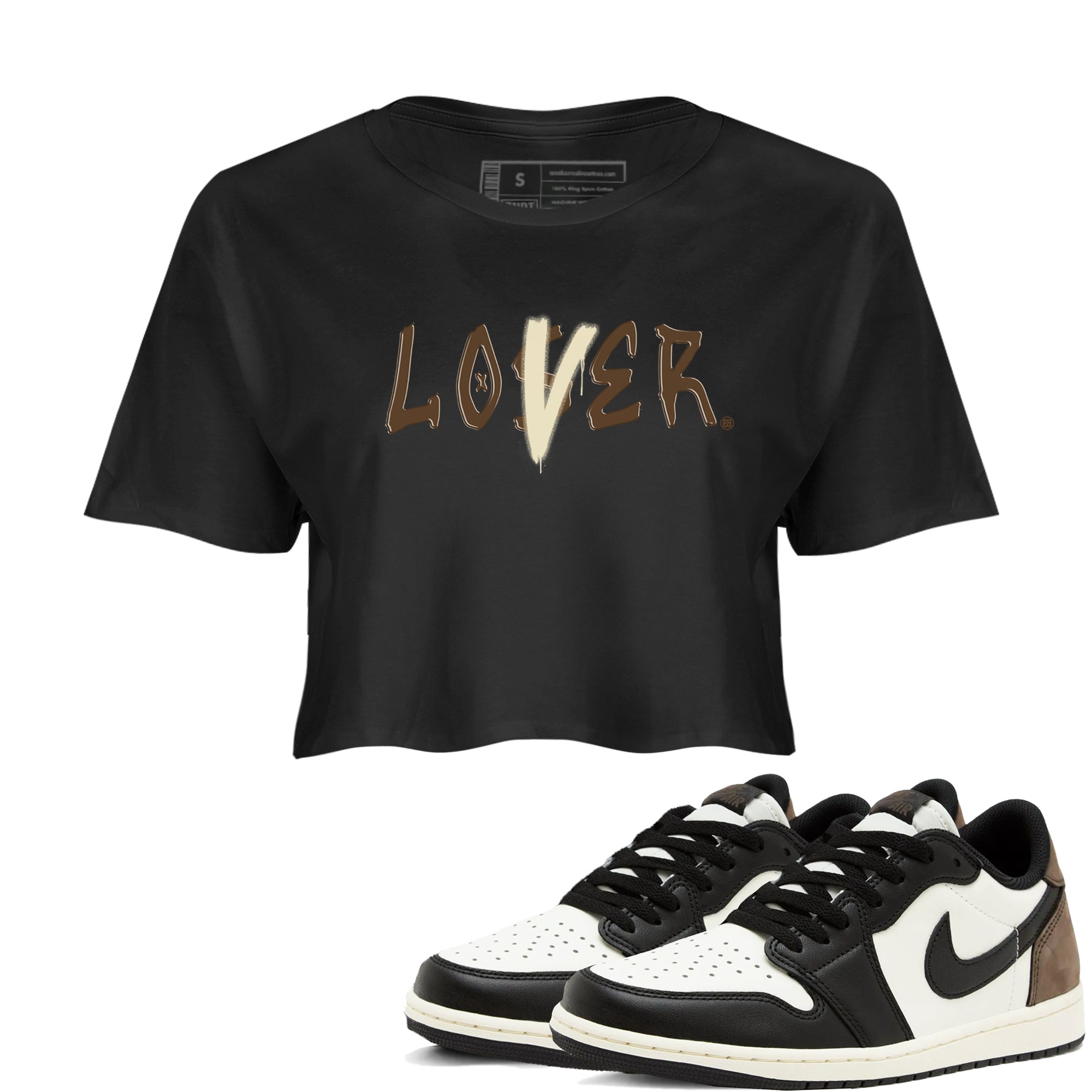 Loser Lover snkmatch Women's Top - Air Jordan 1 Mocha