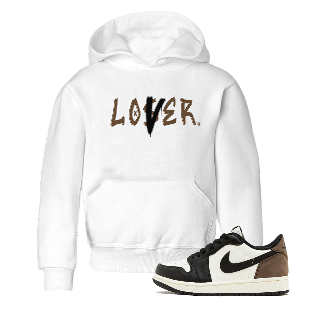 Loser Lover snkmatch Tees Kids - Air Jordan 1 Mocha