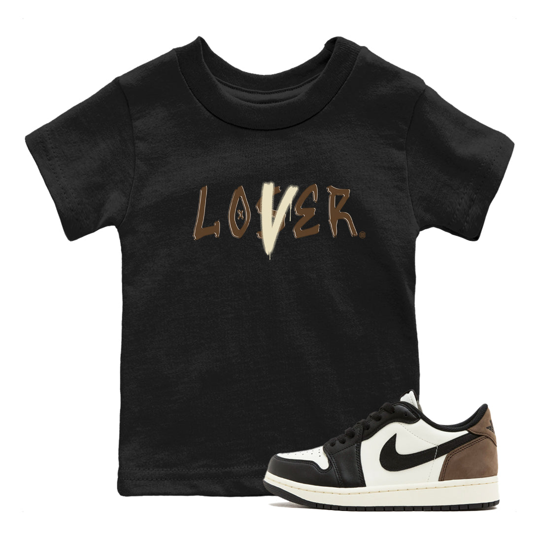 Loser Lover snkmatch Tees Kids - Air Jordan 1 Mocha