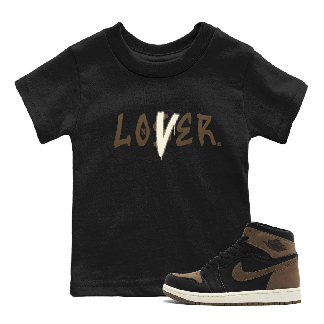 Loser Lover snkmatch Tee Kids - Air Jordan 1 Palomino