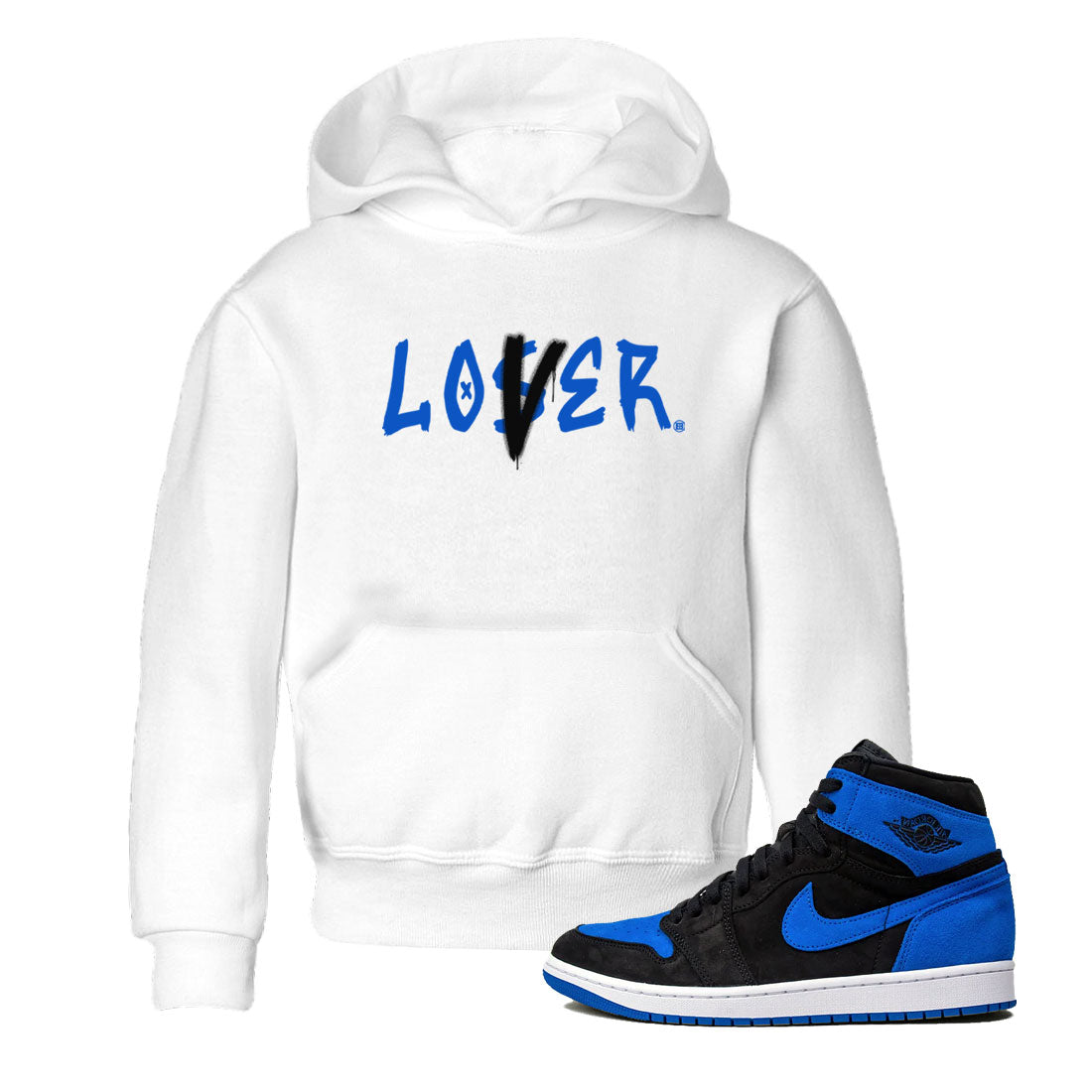 Loser Lover snkmatch Tee Kids - Air Jordan 1 Royal Reimagined