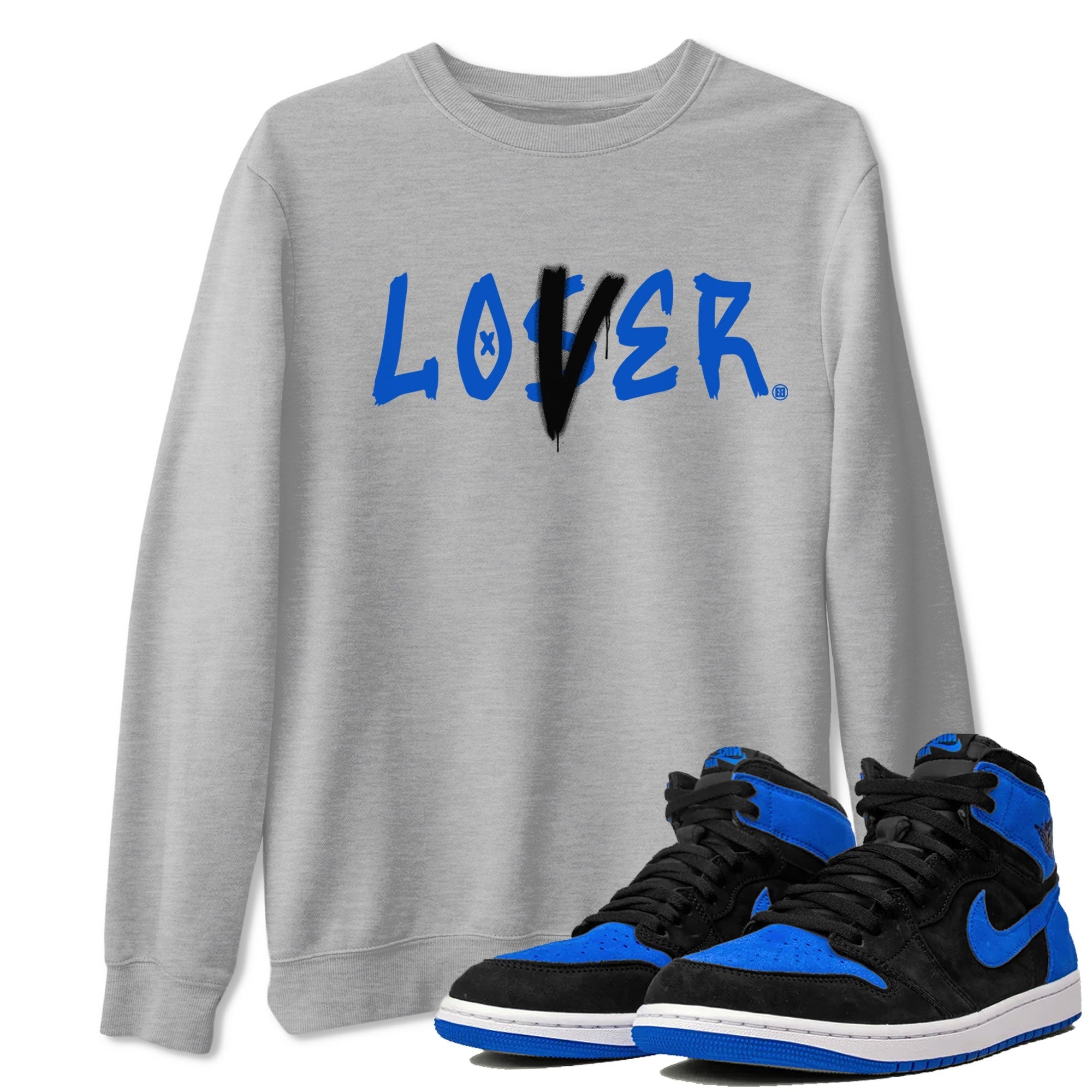 Loser Lover snkmatch Tee - Air Jordan 1 Royal Reimagined