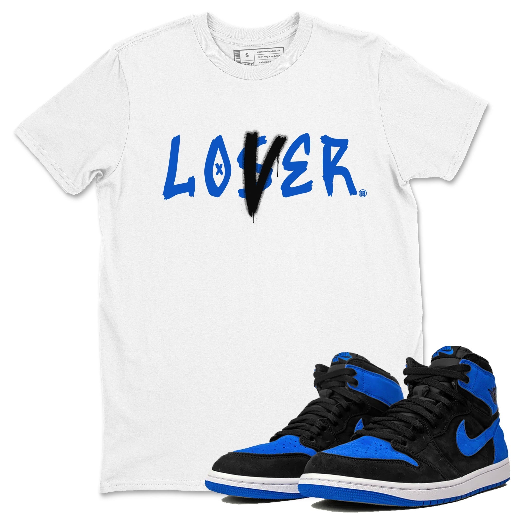 Loser Lover snkmatch Tee - Air Jordan 1 Royal Reimagined
