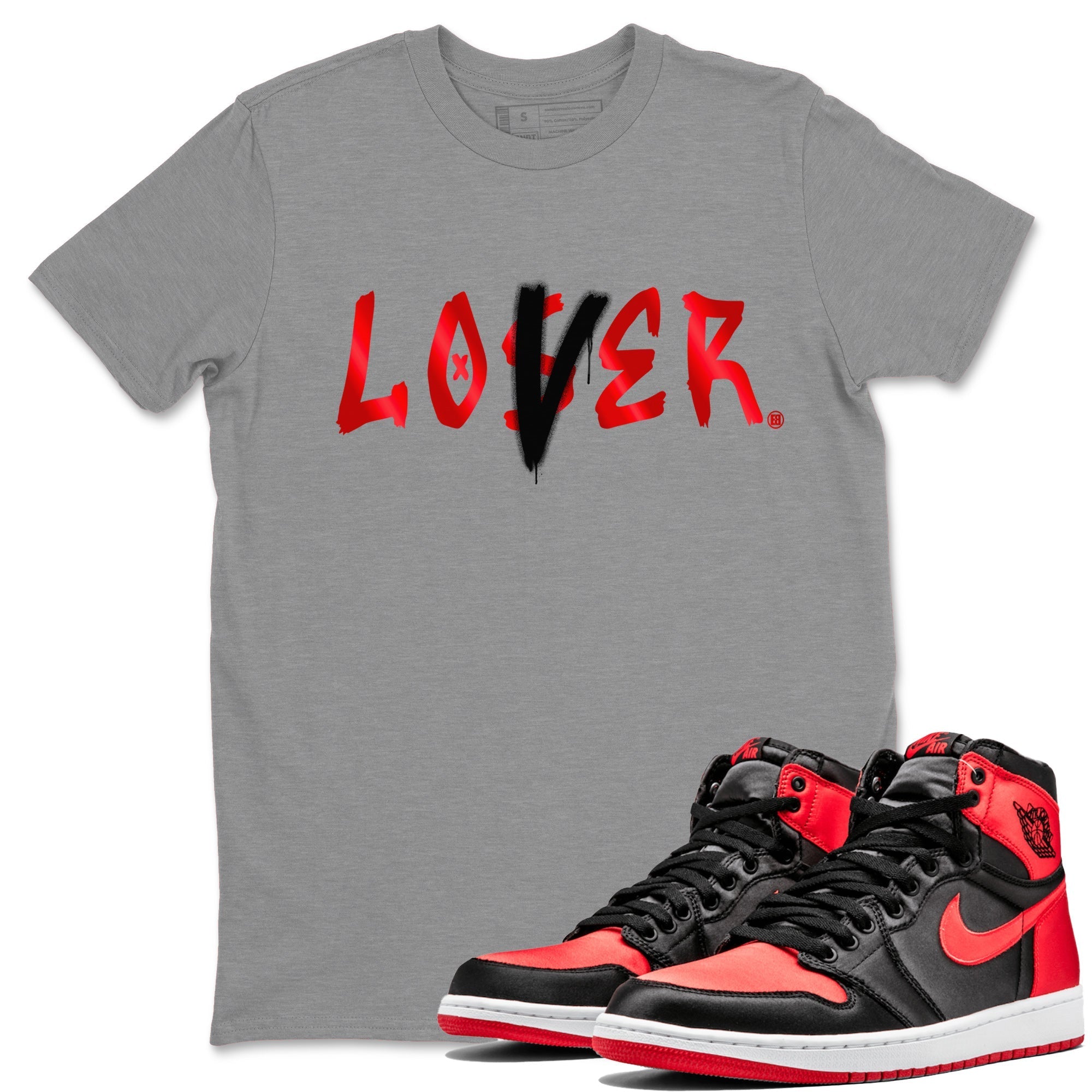 Loser Lover Unisex Tops - Air Jordan 1 Satin Bred