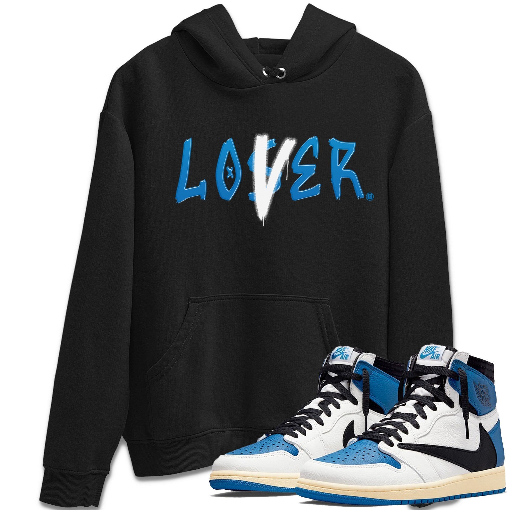 Loser Lover Unisex Tops - Air Jordan 1 Travis Scott Fragment