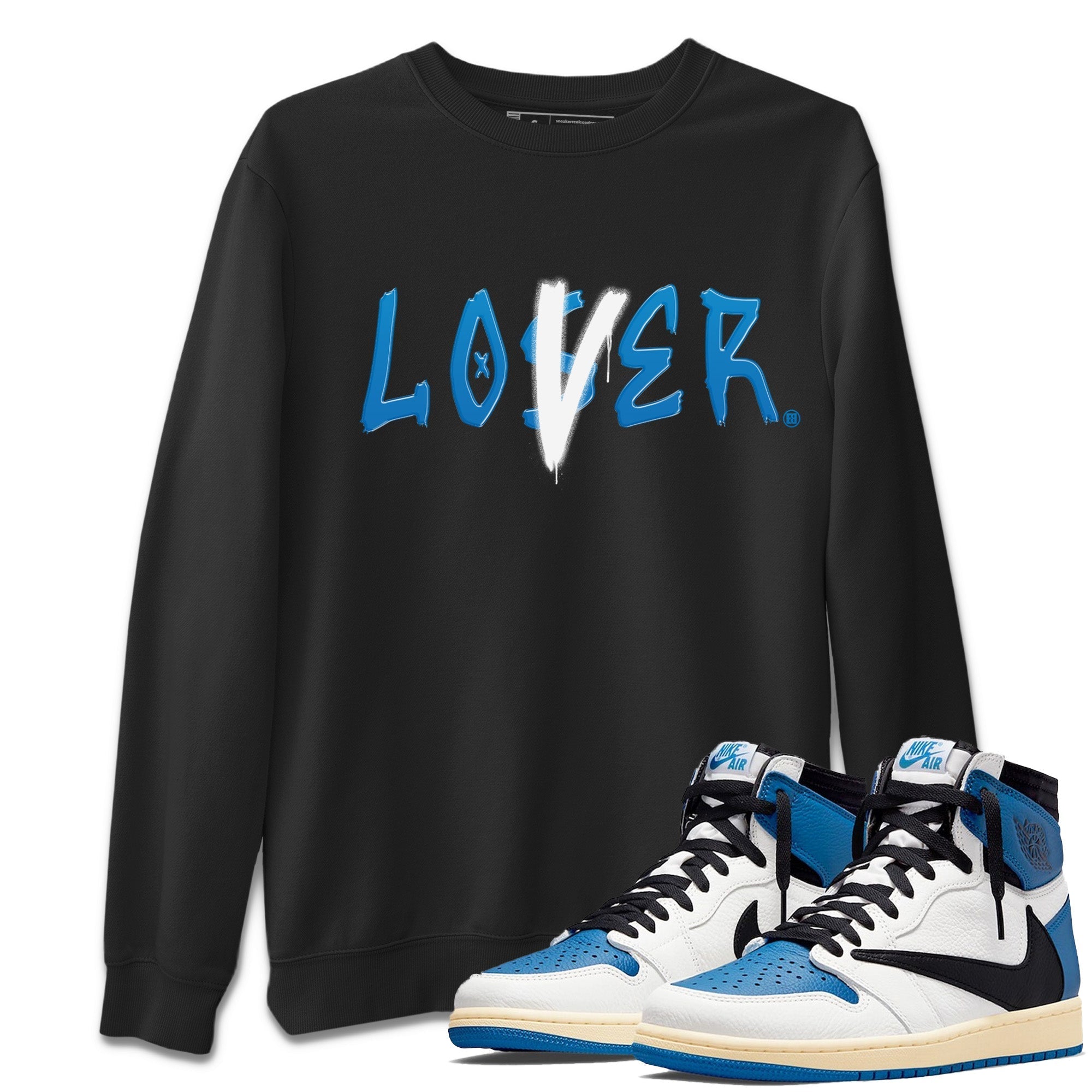 Loser Lover Unisex Tops - Air Jordan 1 Travis Scott Fragment