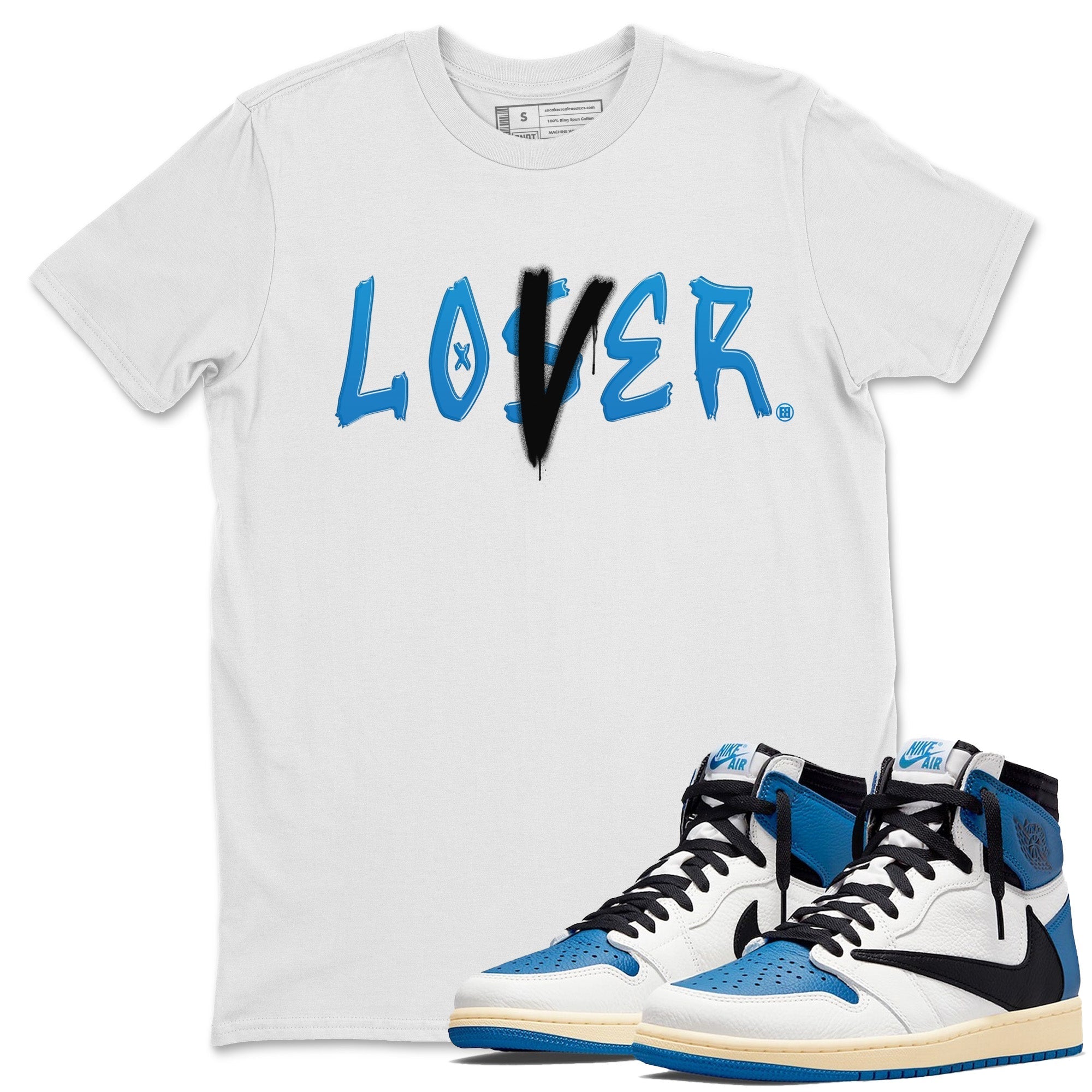 Loser Lover Unisex Tops - Air Jordan 1 Travis Scott Fragment